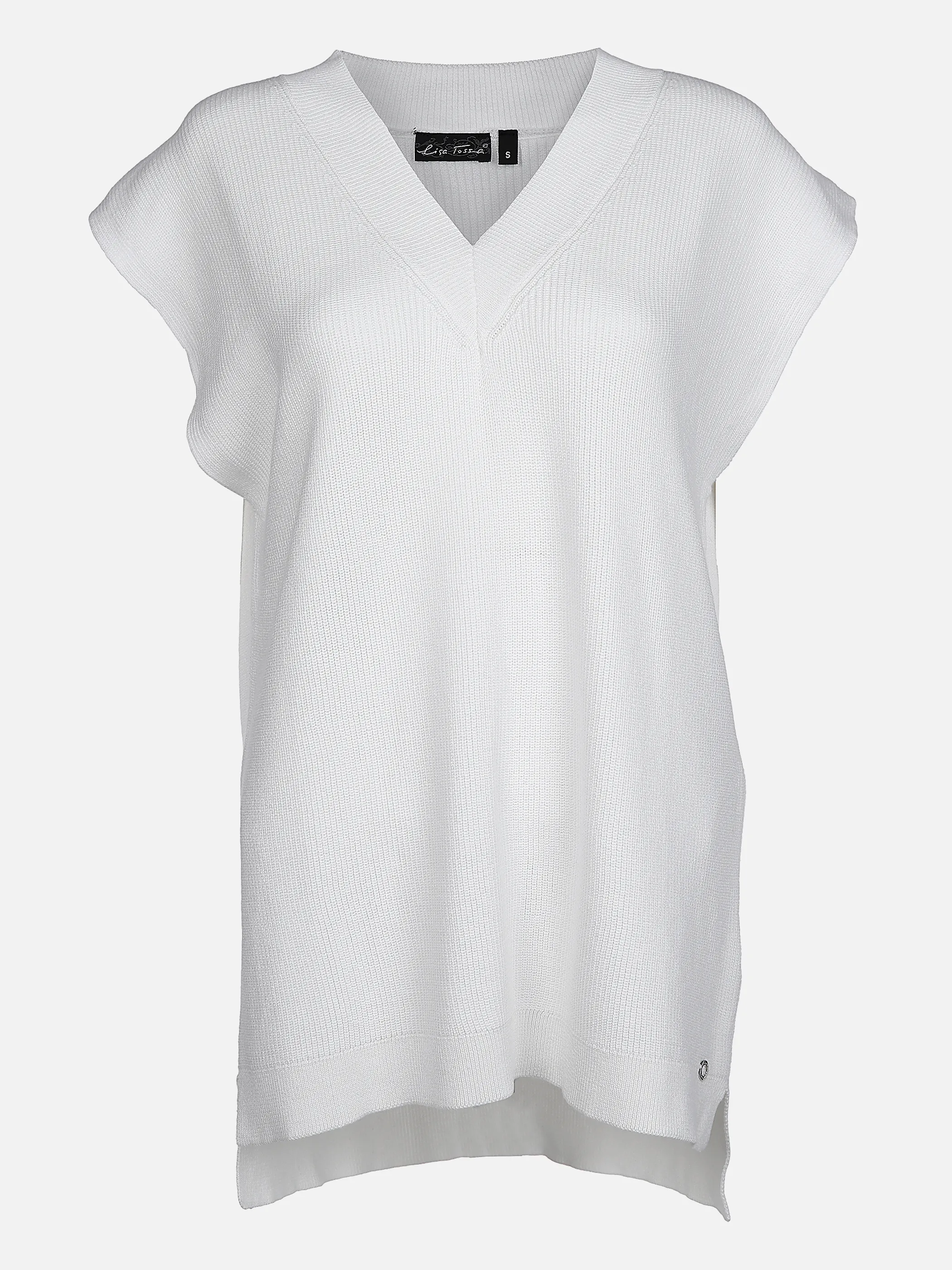 Lisa Tossa Da-Pullunder m. V-Ausschnitt Weiß 866547 OFFWHITE 1 Lisa Tossa Da-Pullunder m. V-Ausschnitt Weiß 866547 OFFWHITE 1