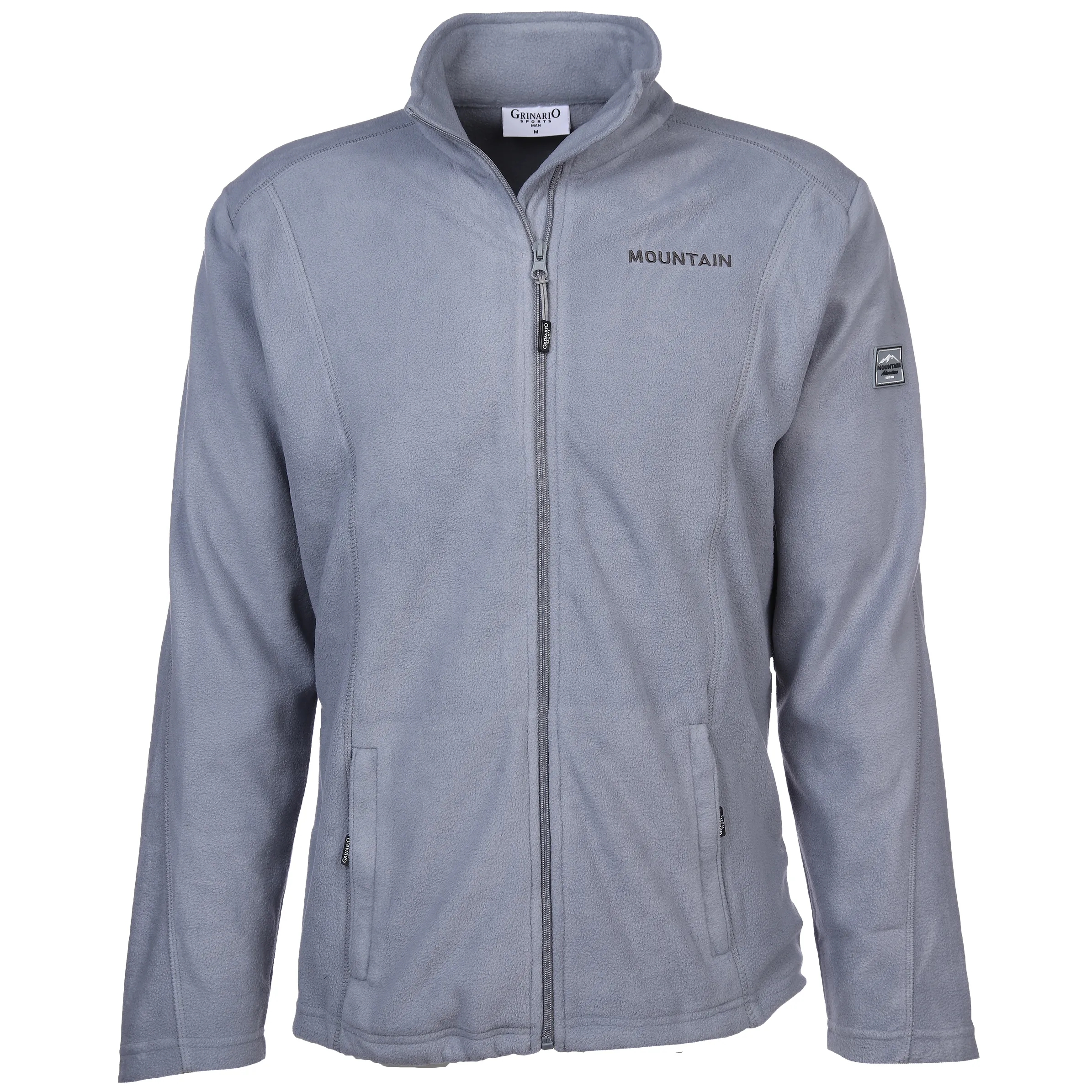 Grinario Sports He-Fleece Jacke Grau 879144 15-4307TCX 1 Grinario Sports He-Fleece Jacke Grau 879144 15-4307TCX 1