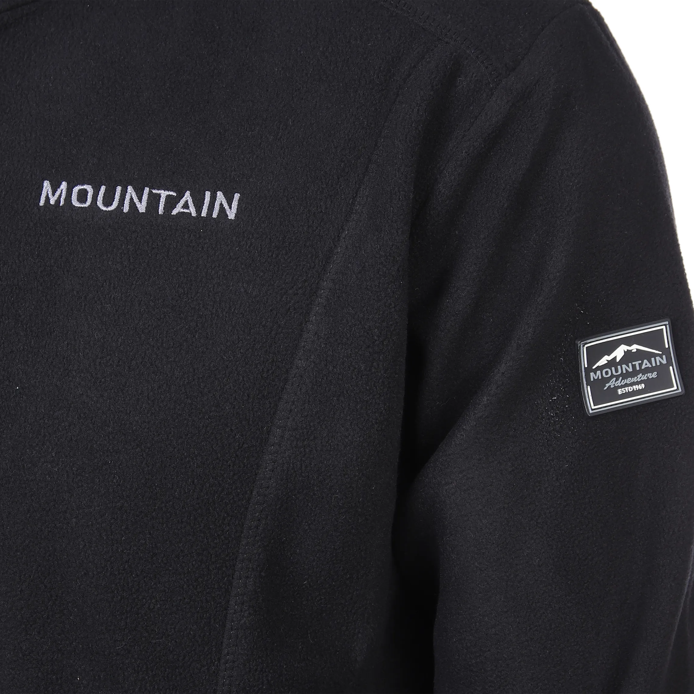 Grinario Sports He-Fleece Jacke Schwarz 879144 BLACK 3 Grinario Sports He-Fleece Jacke Schwarz 879144 BLACK 3