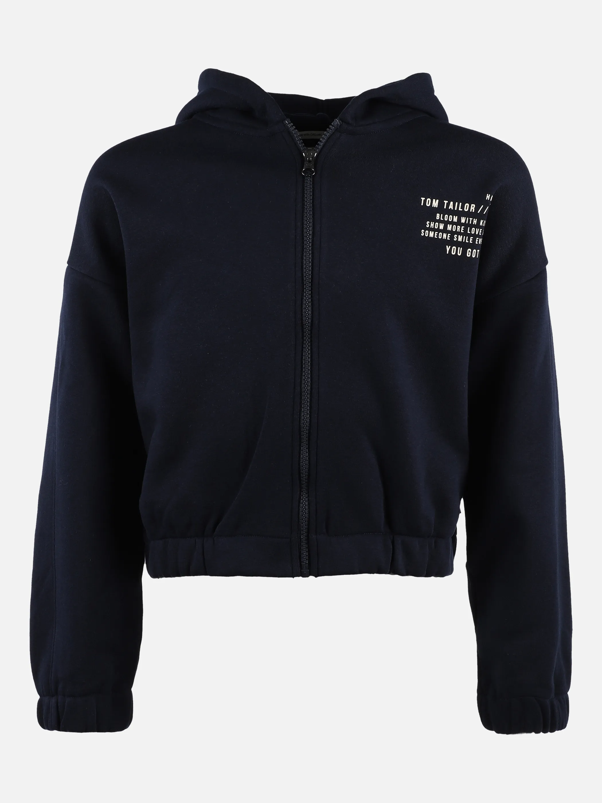 Tom Tailor 1033146 hoody sweat jacket Blau 869667 10668 1 Tom Tailor 1033146 hoody sweat jacket Blau 869667 10668 1
