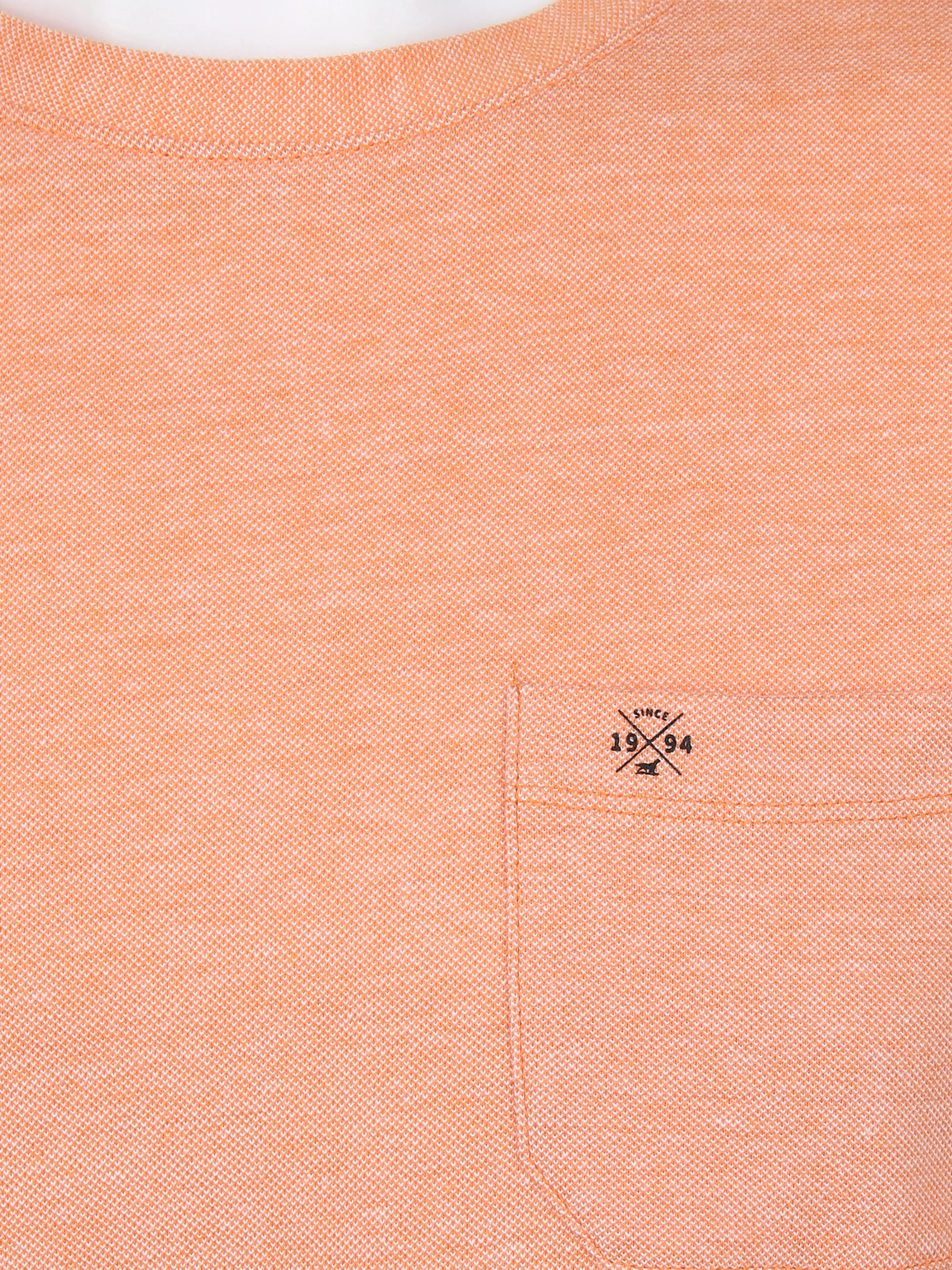 Jim Spencer He. T-Shirt 1/2 Arm pique Orange 862097 ORANGE MEL 3