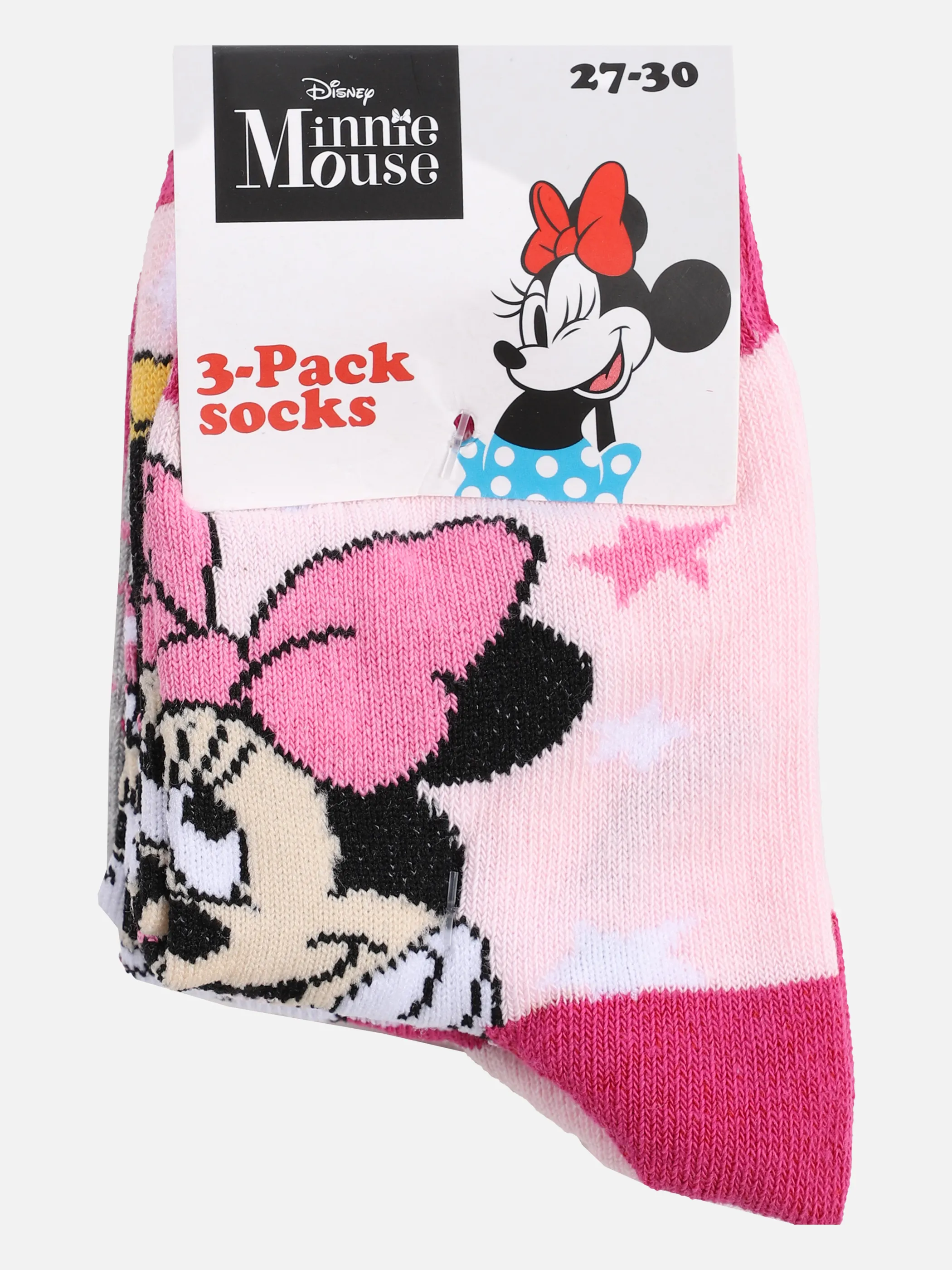 Lizenz Ki-Lizenz Socken 3er Pack Pink 866546 MIN-3-5358 3