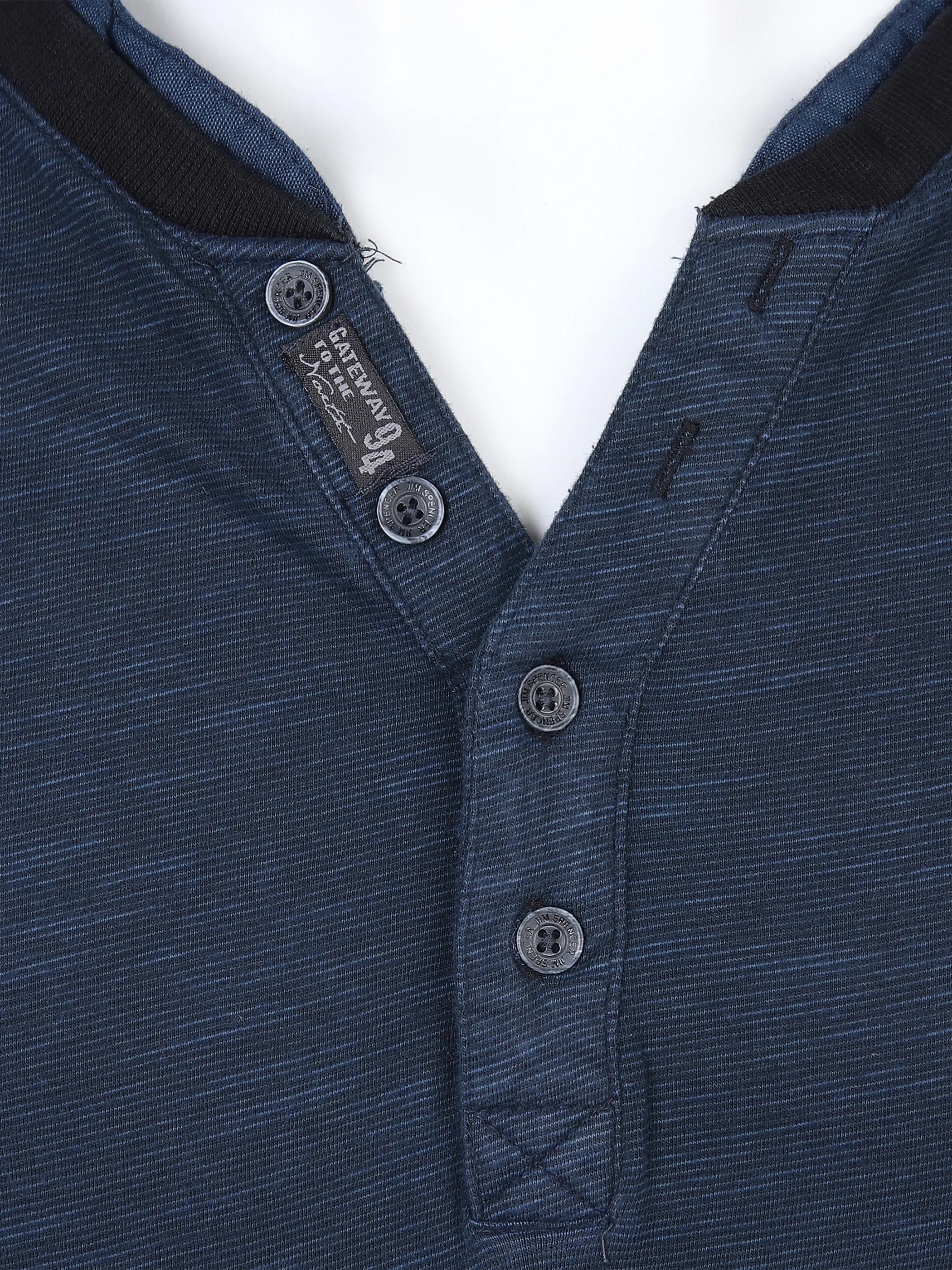 Jim Spencer He. Henleyshirt 1/1 Arm 2in1 Blau 857757 NAVY 3 Jim Spencer He. Henleyshirt 1/1 Arm 2in1 Blau 857757 NAVY 3