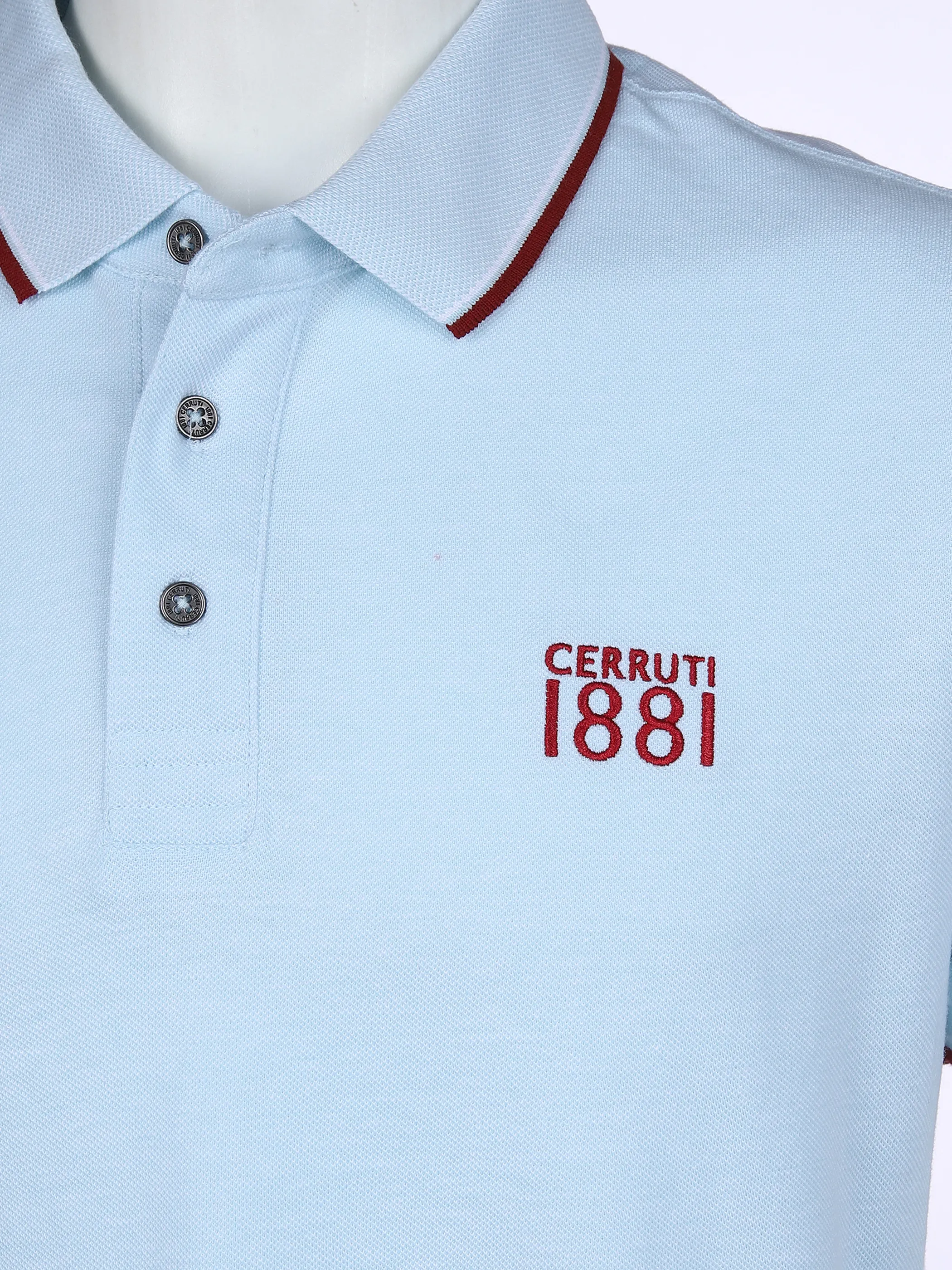 Cerruti 1881 He. Poloshirt 1/2 Arm Cerutti Blau 852934 PASTEL BLU 3 Cerruti 1881 He. Poloshirt 1/2 Arm Cerutti Blau 852934 PASTEL BLU 3