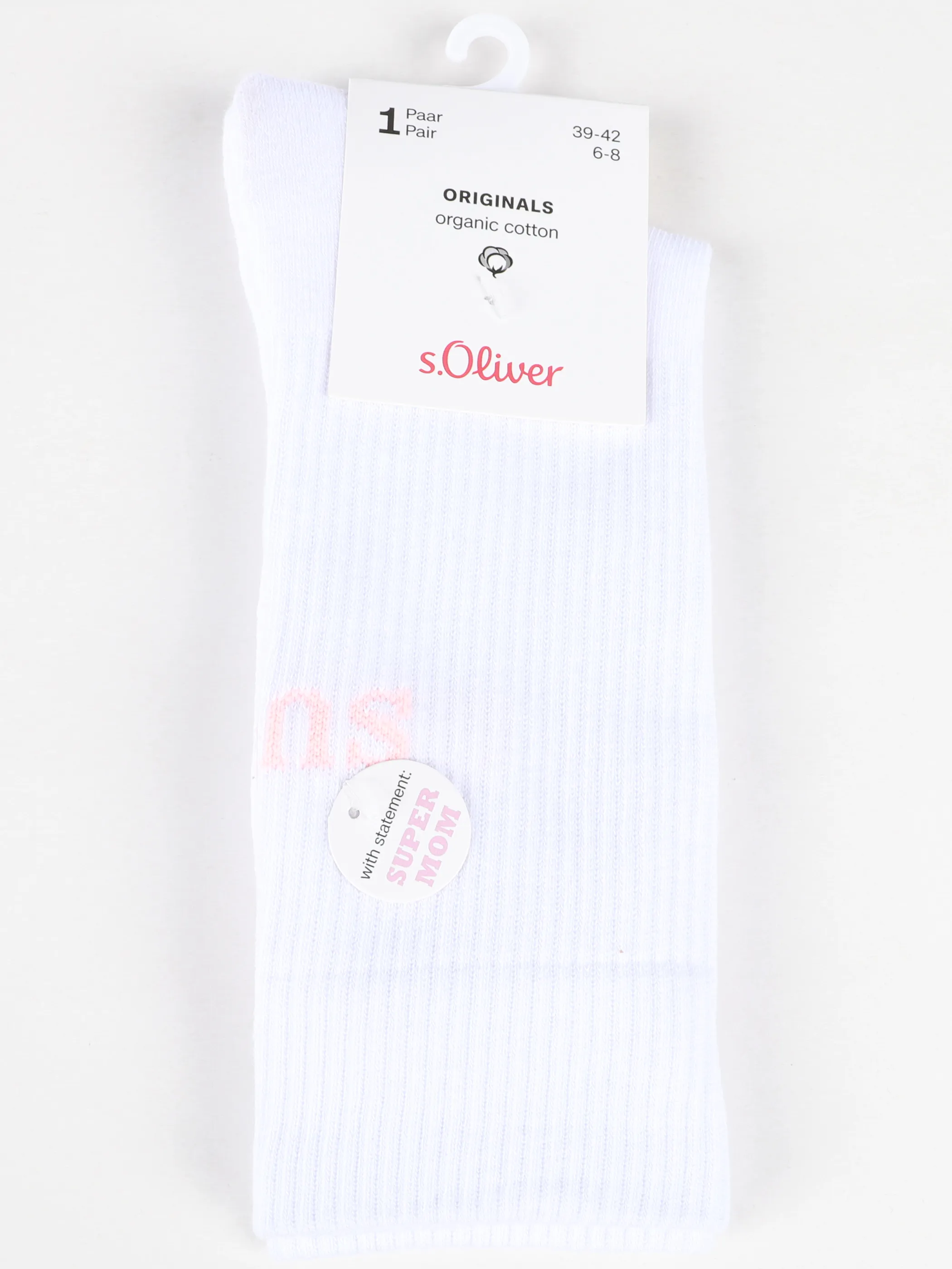 s.Oliver S20752 Slogan Socks Tennis Weiß 908701 1000 3