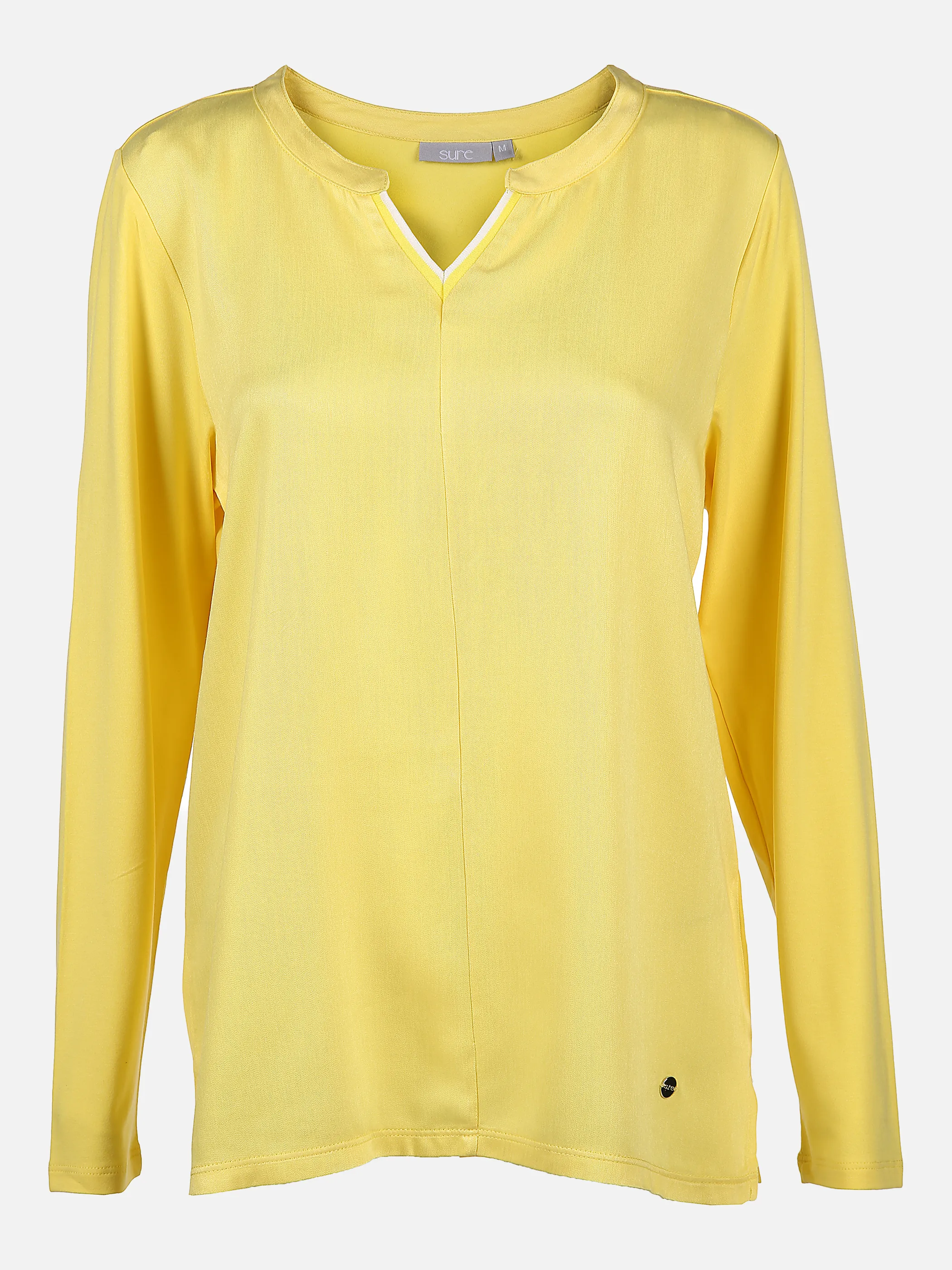 Sure Da-Materialmix-Shirt Gelb 834576 LEMON 1