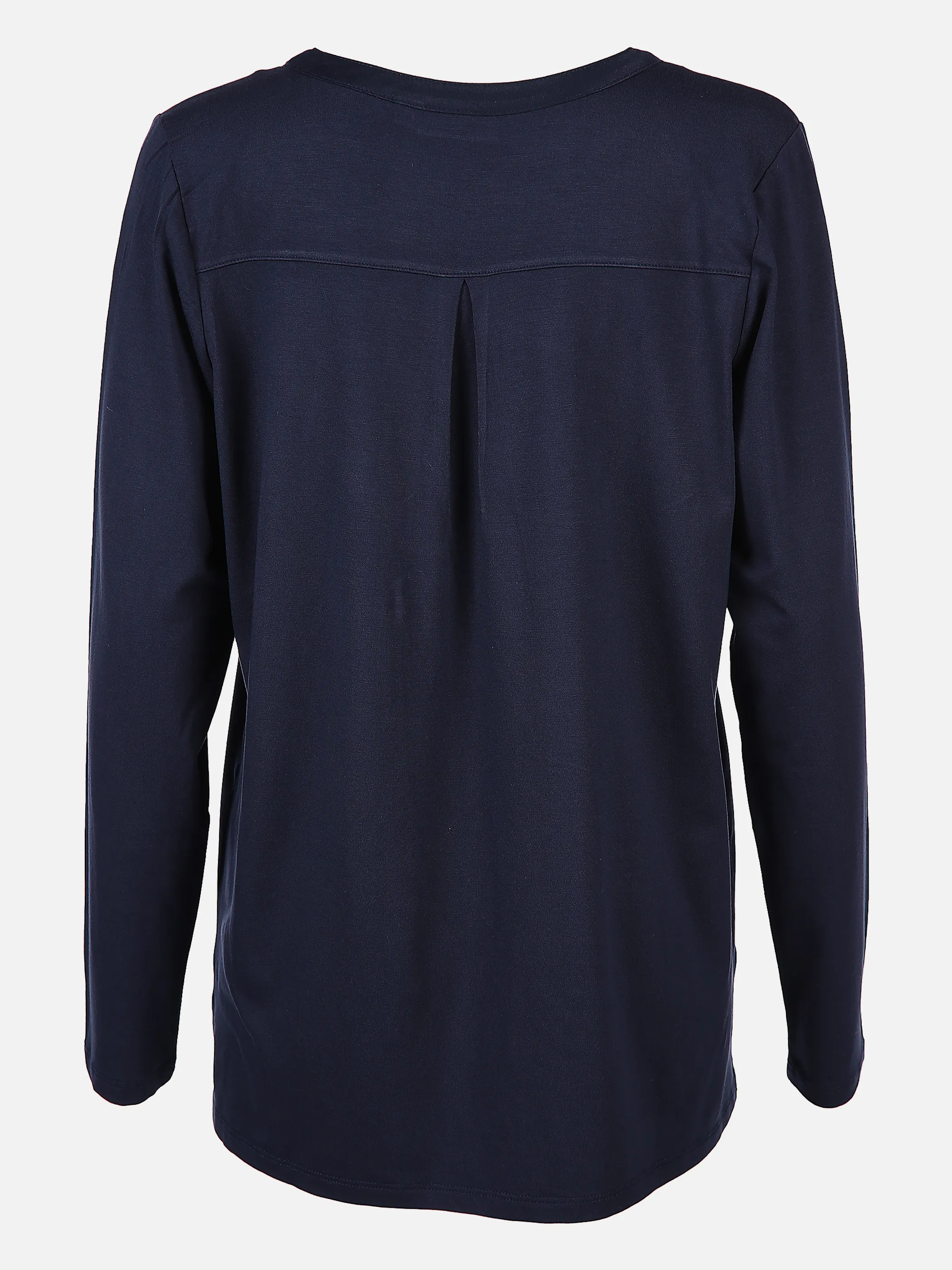 Sure Da-Materialmix-Shirt Blau 834576 NAVY 2