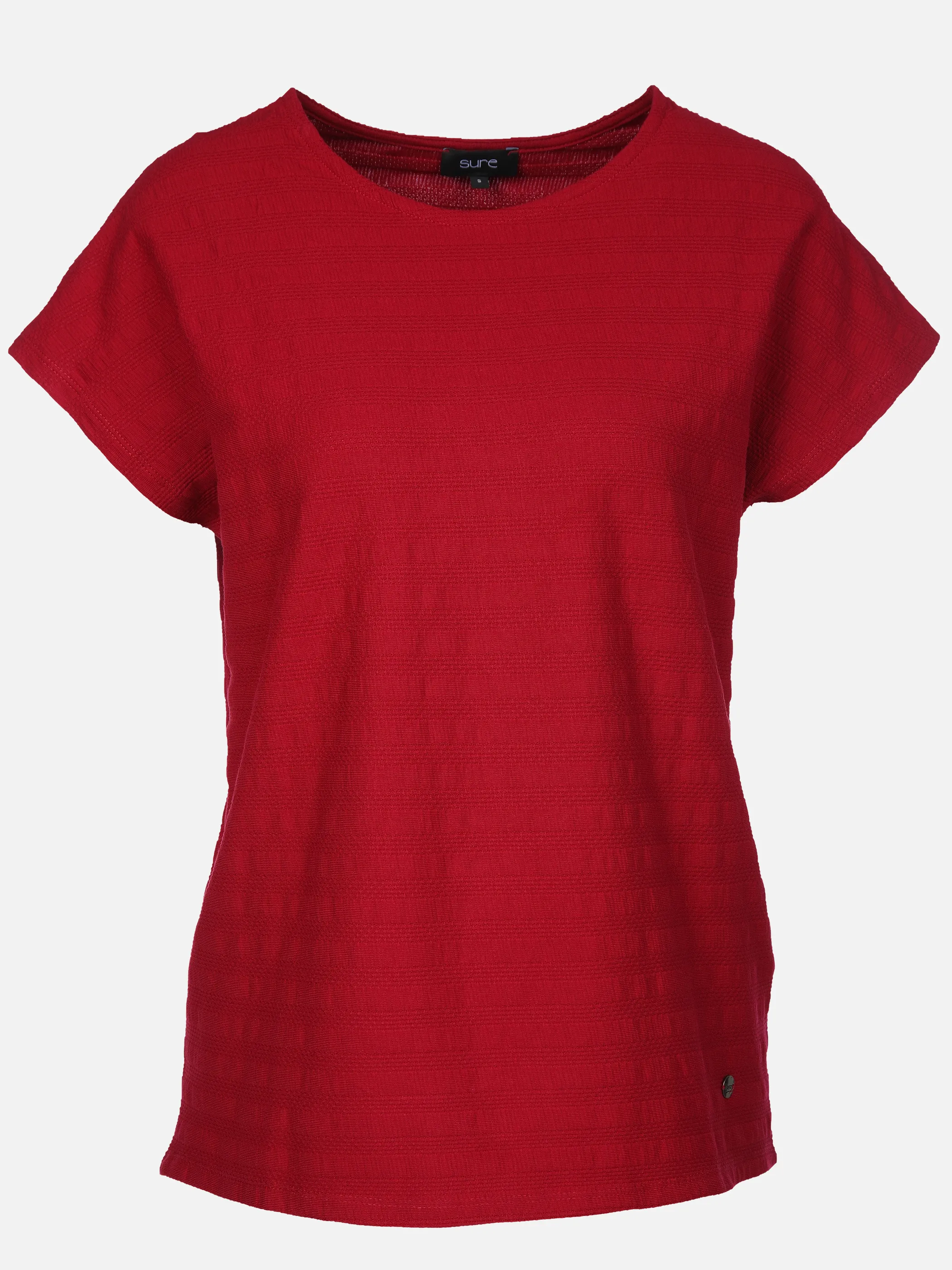 Sure Da-Jacquard T-Shirt Rot 908536 RED 1