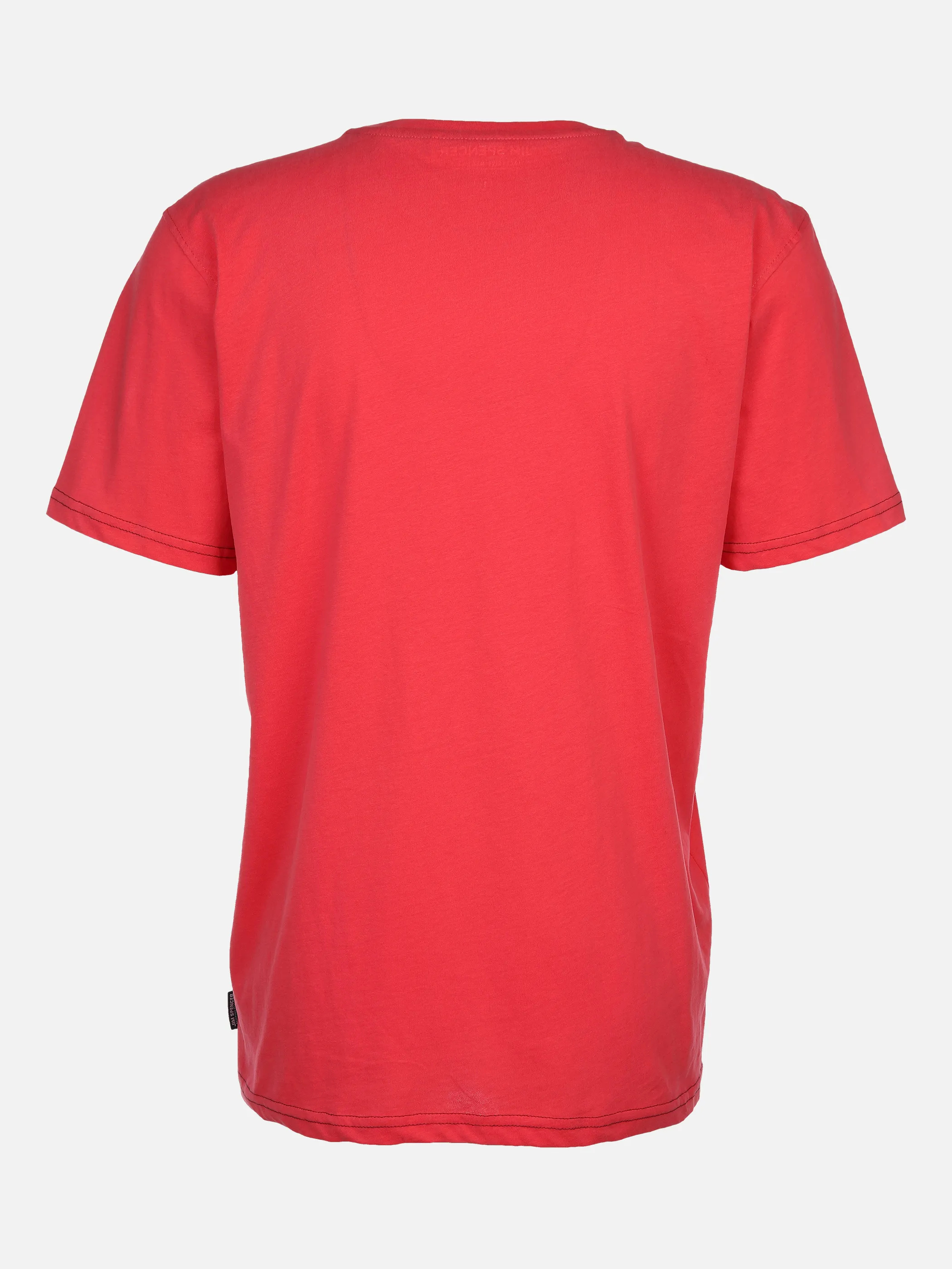 Jim Spencer He. T-Shirt 1/2 Arm Druck Rot 876083 ROT 2 Jim Spencer He. T-Shirt 1/2 Arm Druck Rot 876083 ROT 2