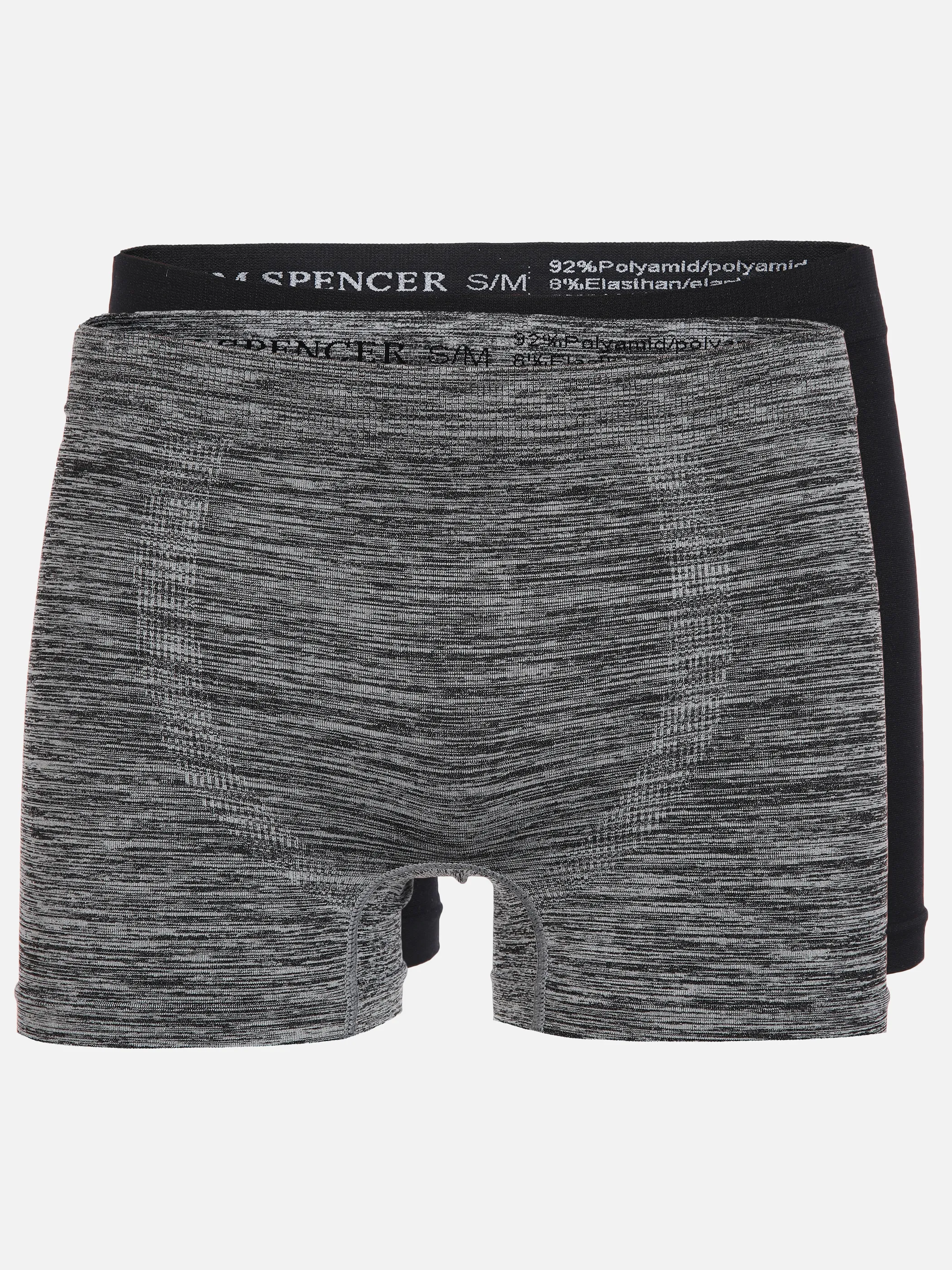 Jim Spencer He. Pants Seamless 2er Pack Schwarz 891604 SCHWARZ 1