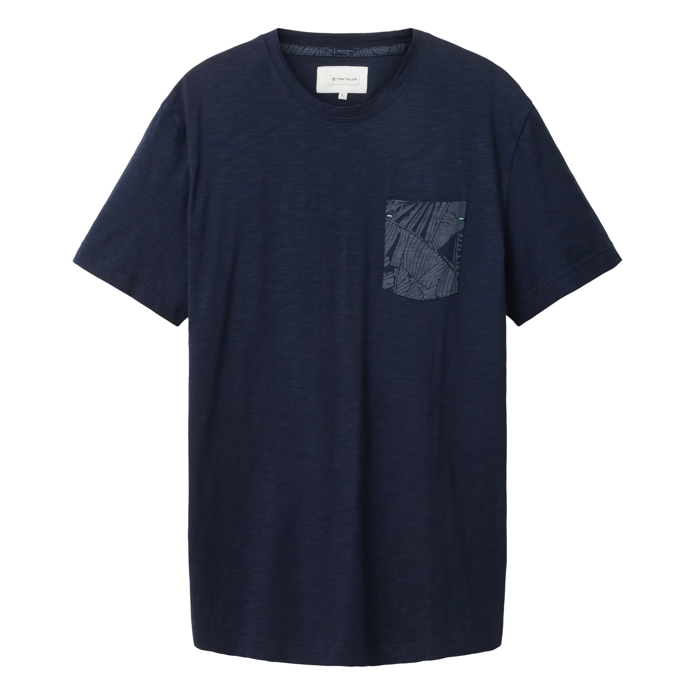 Tom Tailor 1036371 structured t-shirt with pocket Blau 880571 10668 1 Tom Tailor 1036371 structured t-shirt with pocket Blau 880571 10668 1