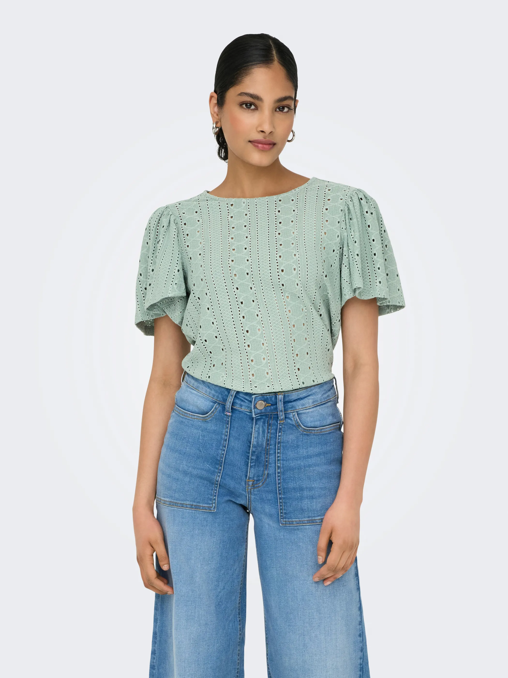 Only 15312474 ONLRIVERSIDE S/S FLAI Grün 910178 254595 4