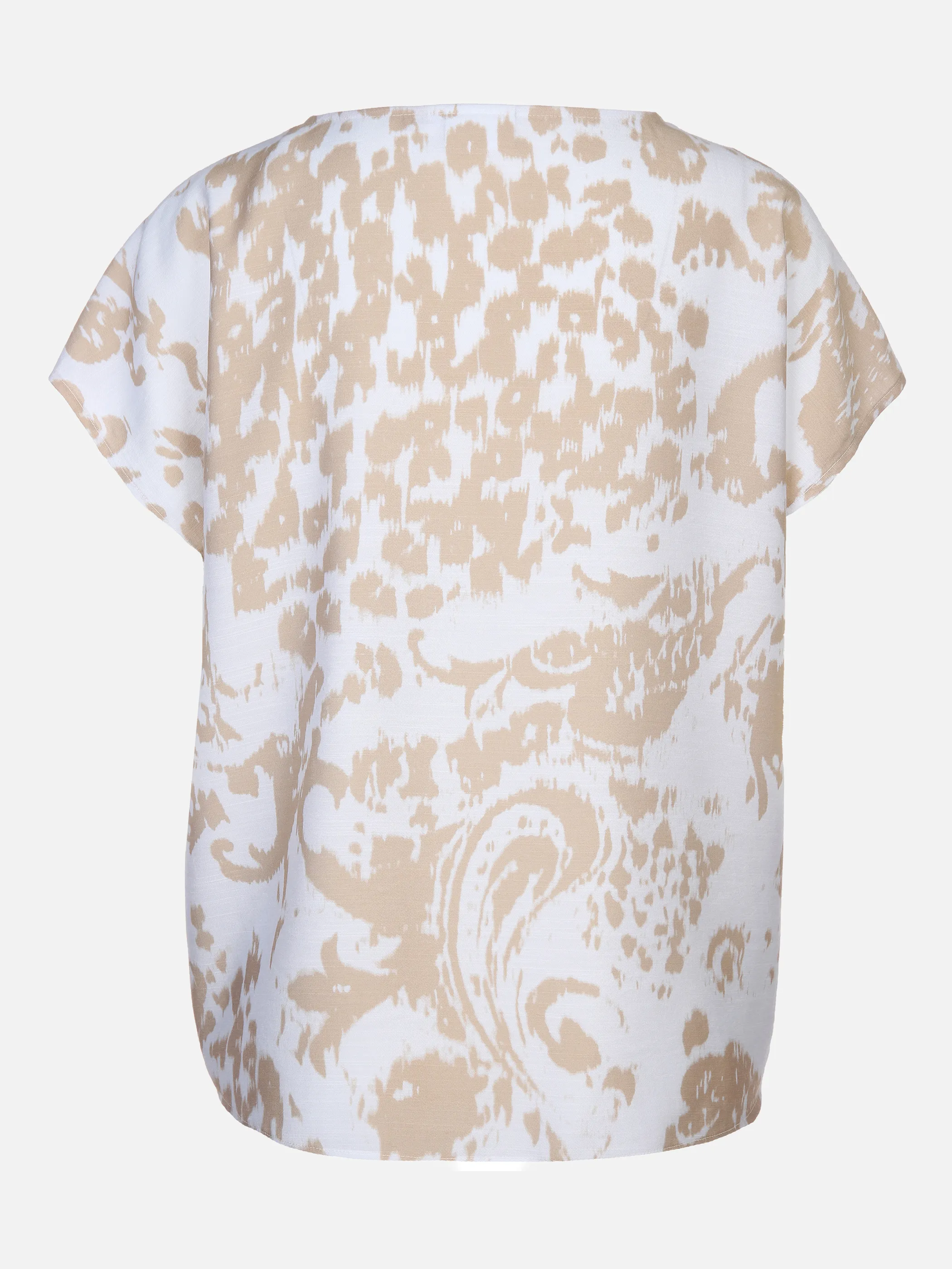 Lisa Tossa Da-Bluse, 1/2 Arm m.AOP Weiß 874338 WEIß/CAMEL 2 Lisa Tossa Da-Bluse, 1/2 Arm m.AOP Weiß 874338 WEIß/CAMEL 2
