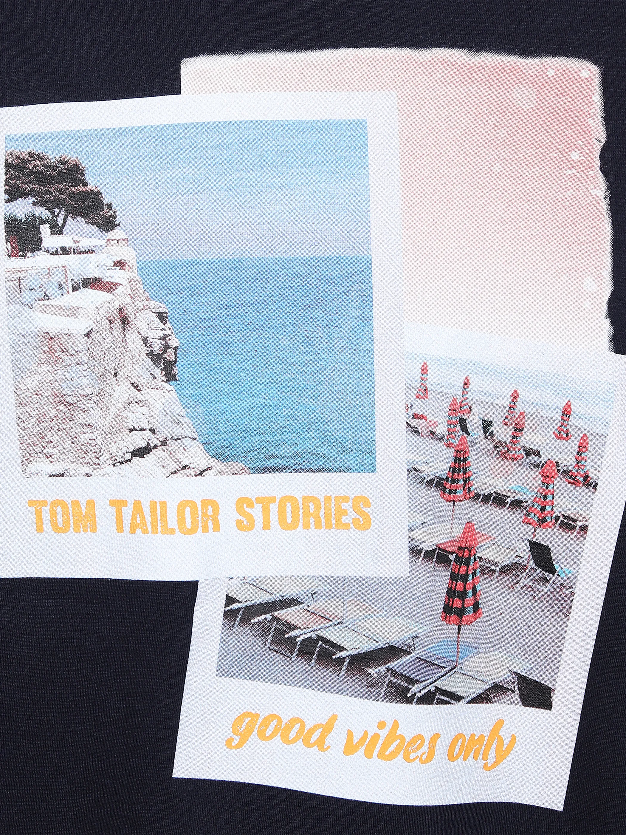 Tom Tailor 1031626 photoprint t-shirt Blau 865783 10668 3 Tom Tailor 1031626 photoprint t-shirt Blau 865783 10668 3