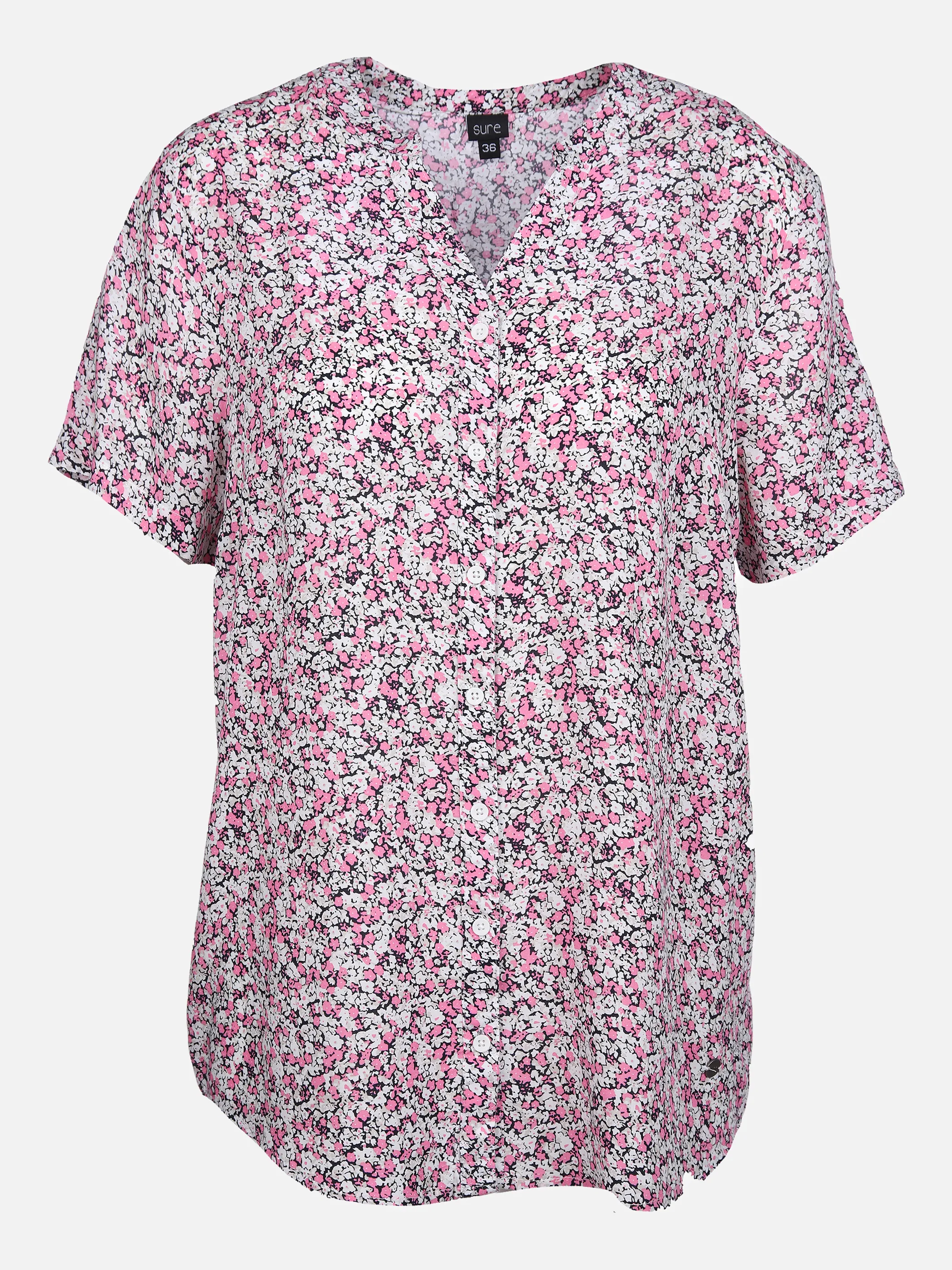 Sure Da-Alloverdruck-Bluse Pink 864505 PINK/AOP 1 Sure Da-Alloverdruck-Bluse Pink 864505 PINK/AOP 1