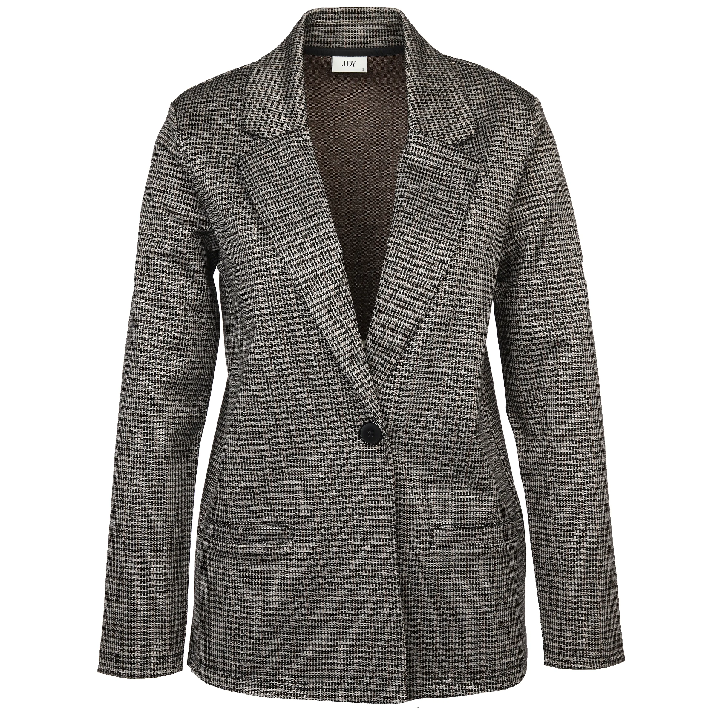 Jacqueline 15300777 JDYGEGGO HUGH L/S CHECK BLAZER Braun 881742 202135002 1 Jacqueline 15300777 JDYGEGGO HUGH L/S CHECK BLAZER Braun 881742 202135002 1