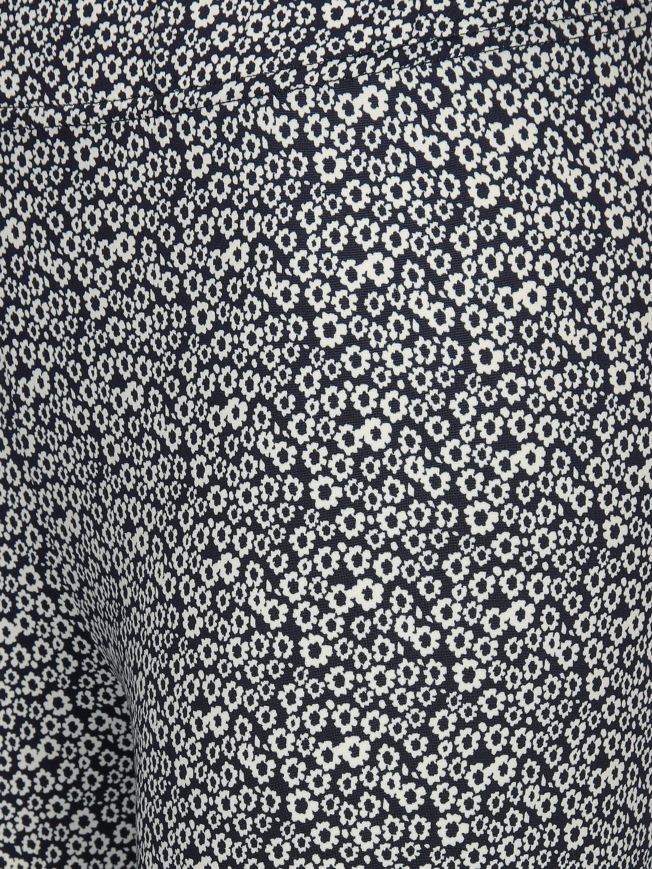 Sure Da-Capri-Leggings m. Print Marine 911205 FLOWERS MR 3