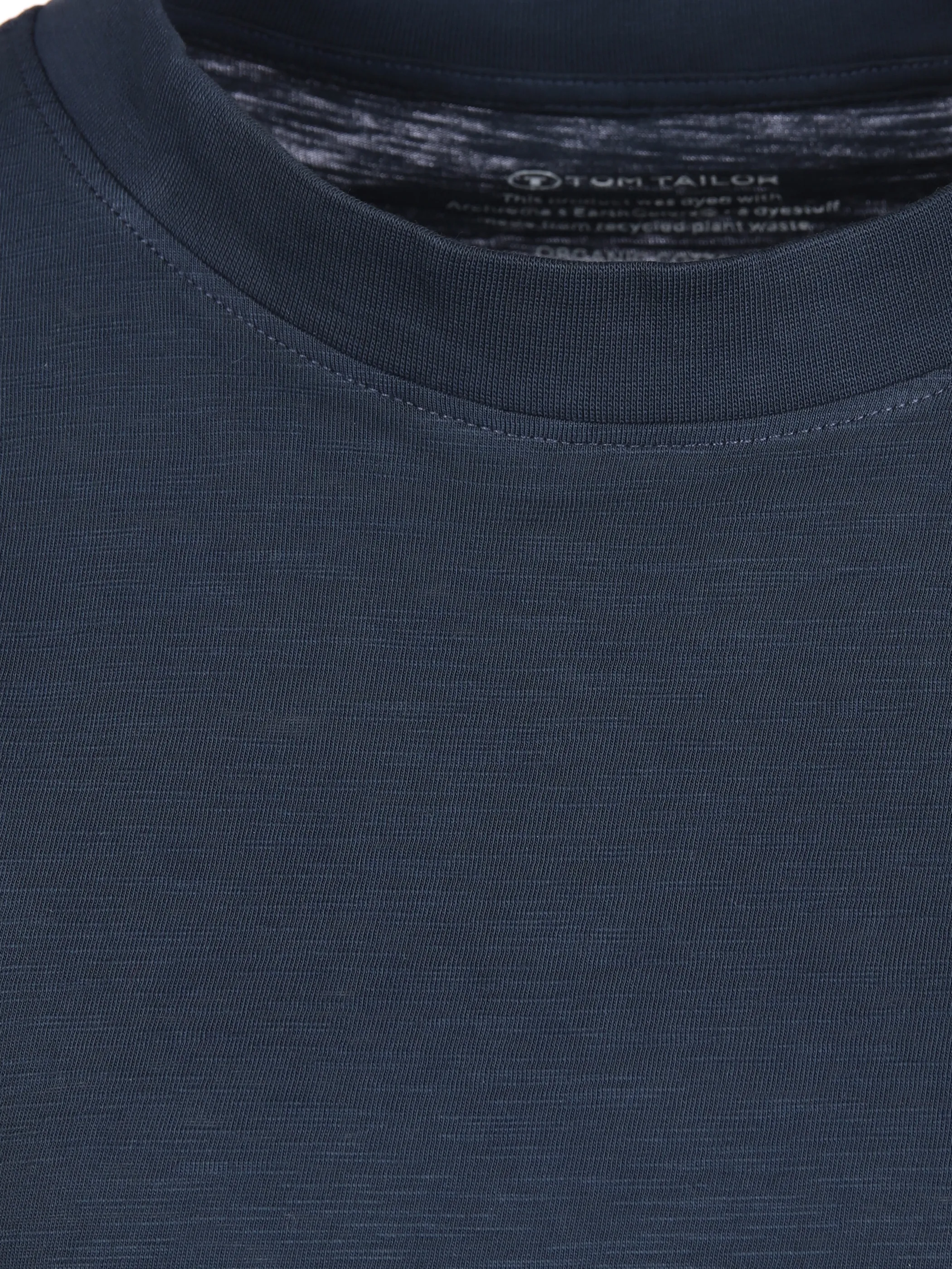 Tom Tailor 1031213 t-shirt natural dye Blau 865218 11758 3