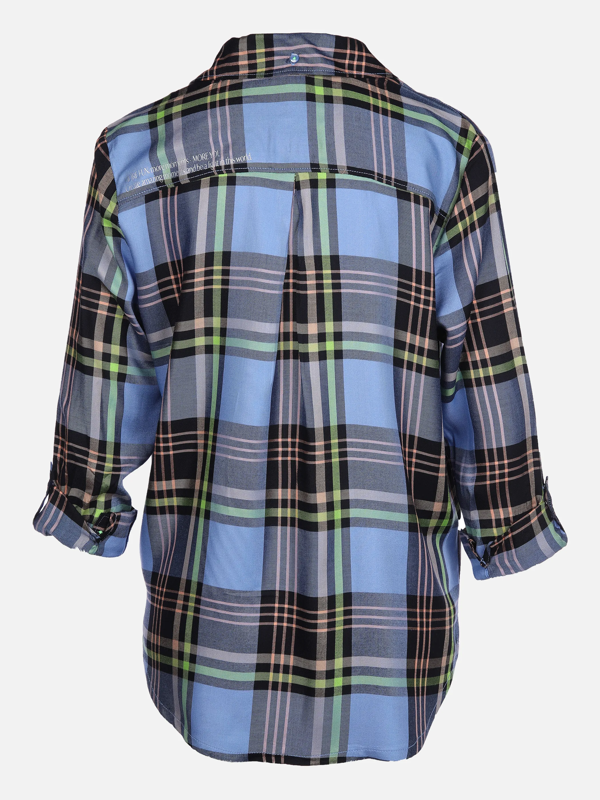 Street One A343023 LTD QR Checkblouse Blau 864111 33546 2