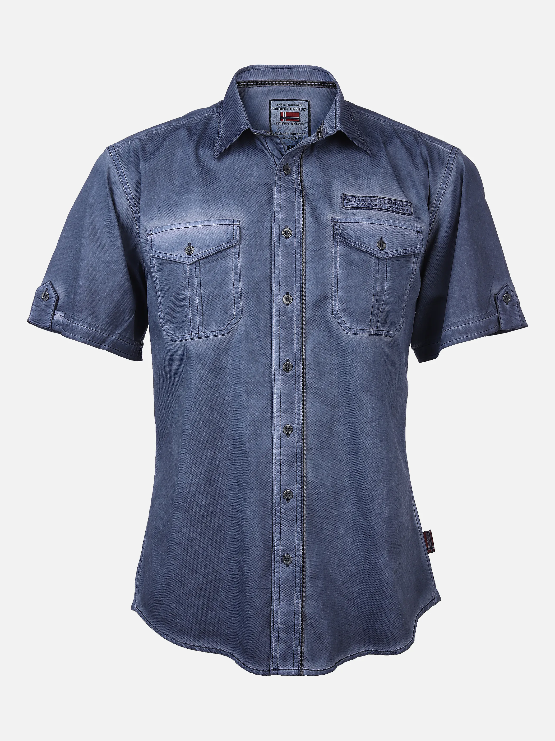Southern Territory He. Freizeithemd 1/2 Arm wash Blau 850700 NAVY 1 Southern Territory He. Freizeithemd 1/2 Arm wash Blau 850700 NAVY 1