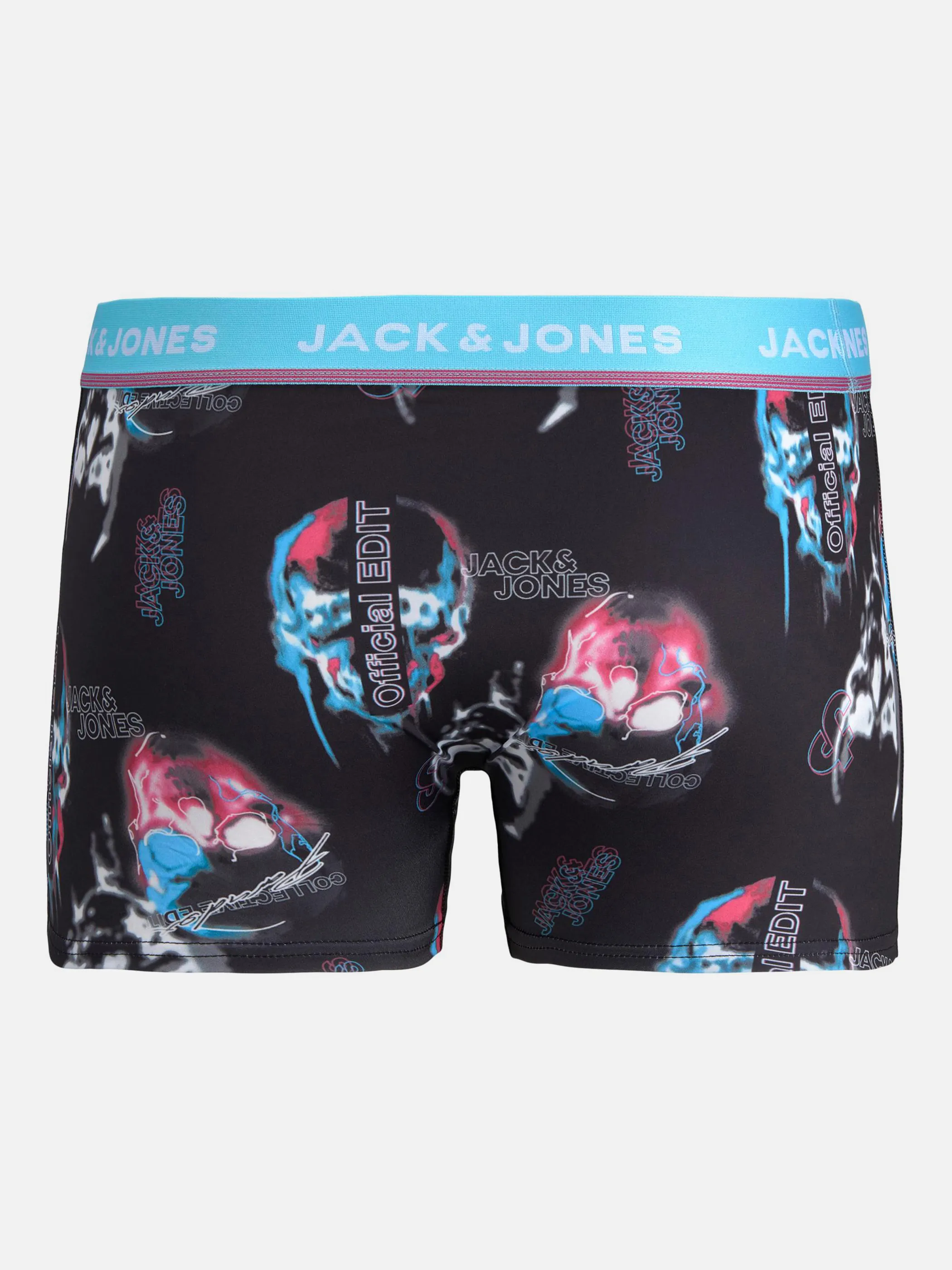 Jack Jones 12209913 JACROWAN SKULL MICROF Schwarz 863569 178012001 2