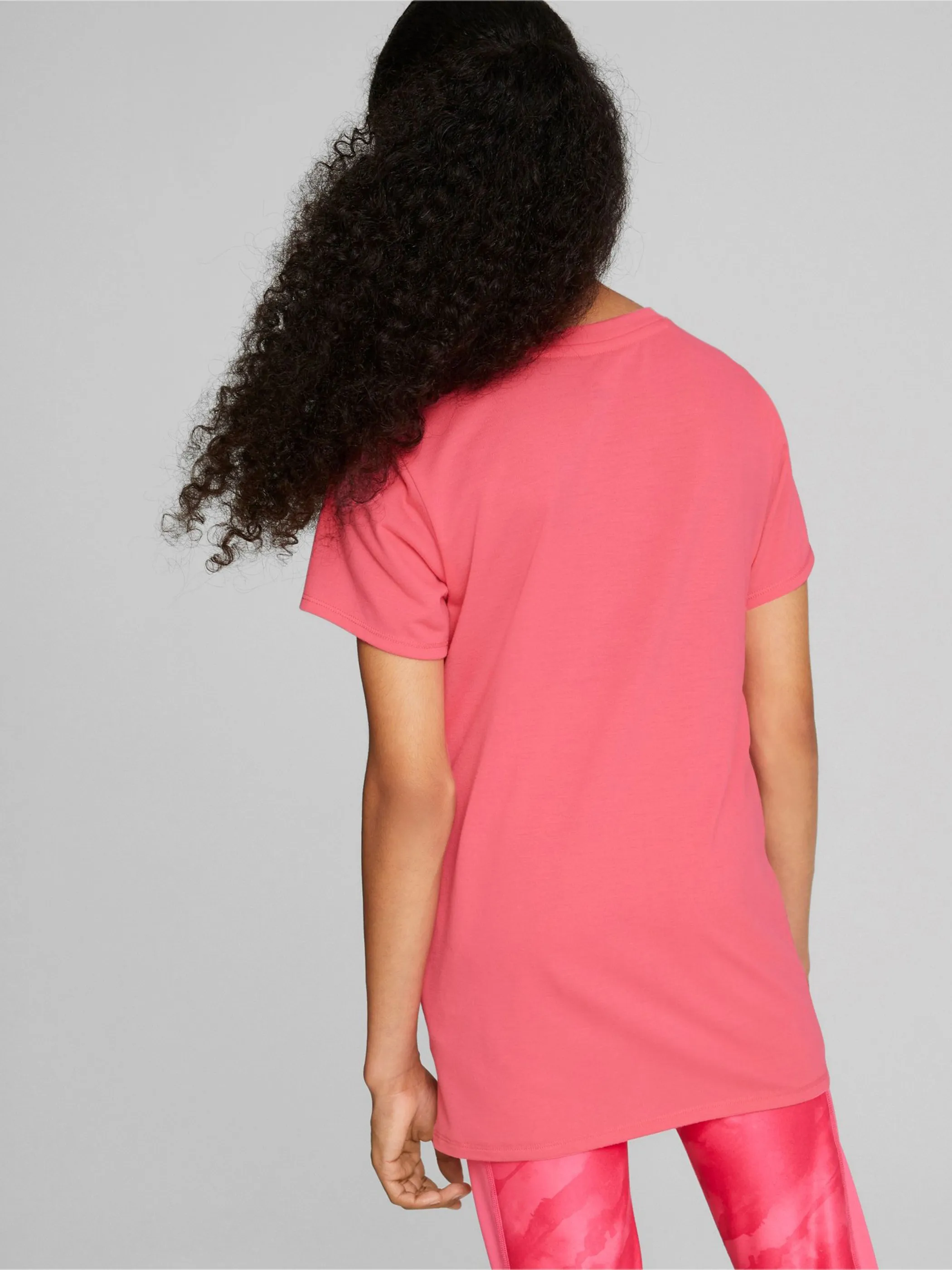 Puma 670166 Md-T-Shirt m.Logoprint Pink 865812 82 PINK 4