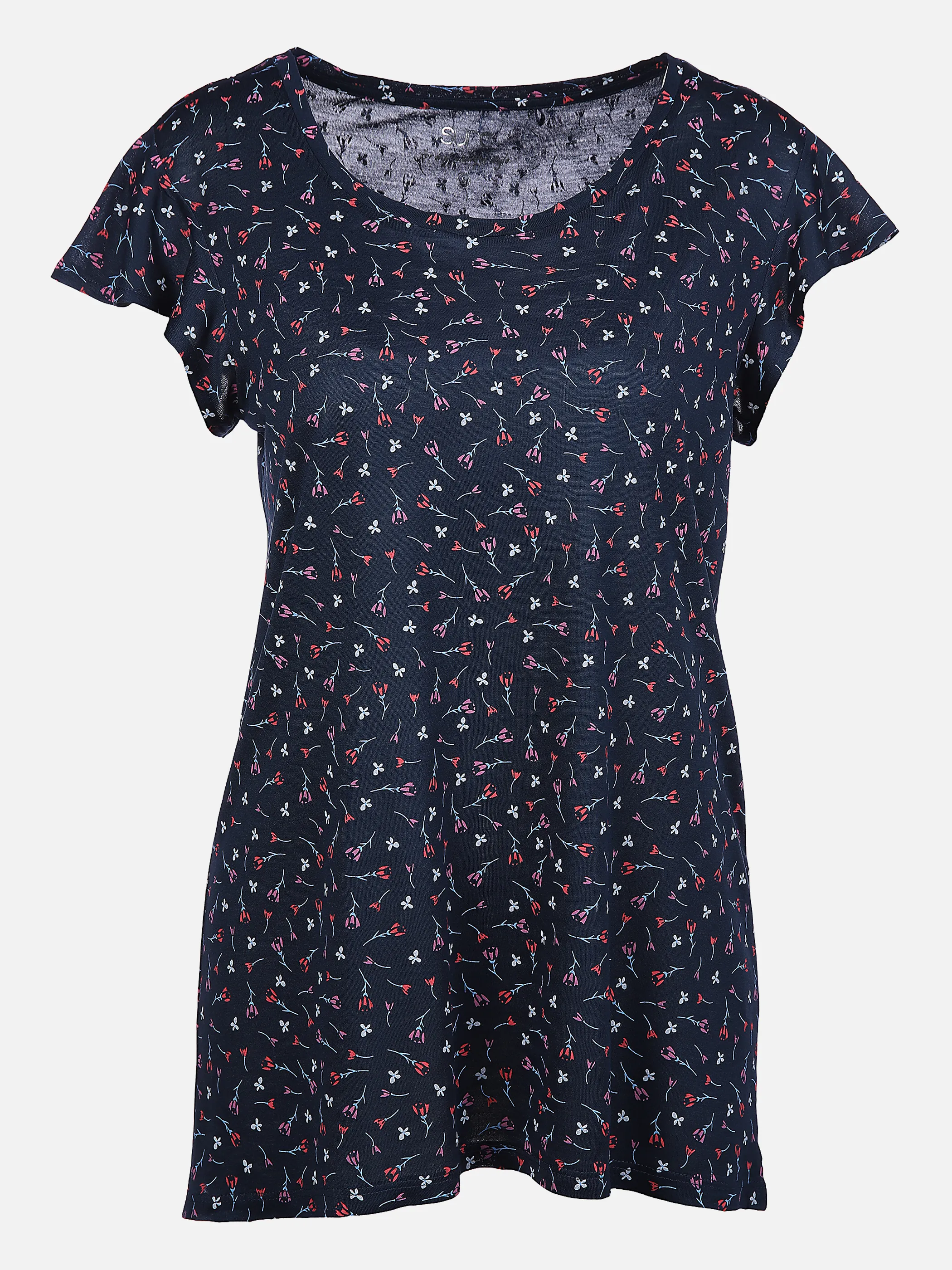 Sure Da-Top m. Alloverprint Blau 862498 NAVY 1 Sure Da-Top m. Alloverprint Blau 862498 NAVY 1