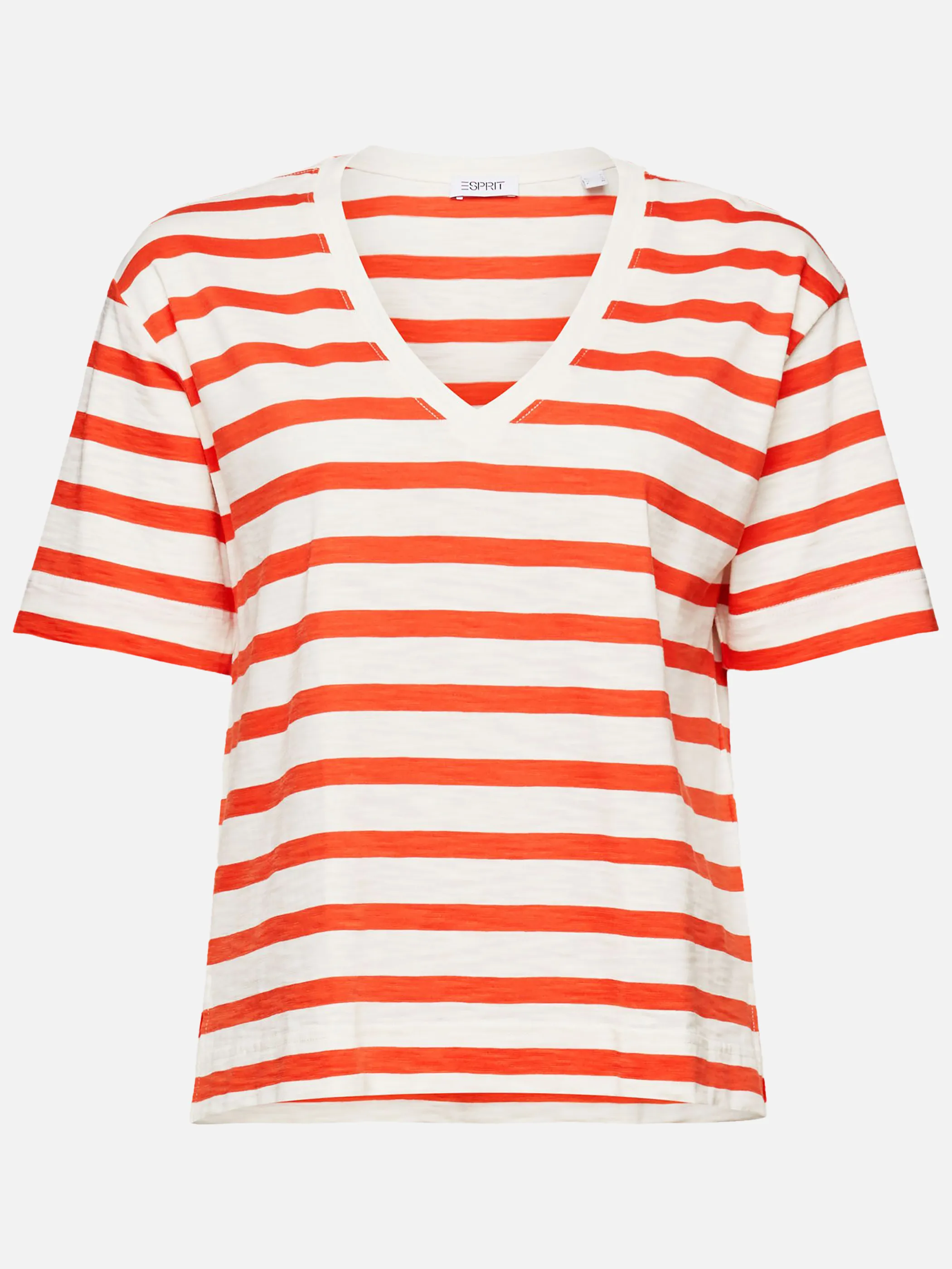 Esprit 034EE1K328 SG-034EE1K327  tshirt stripes Orange 893041 E882 1