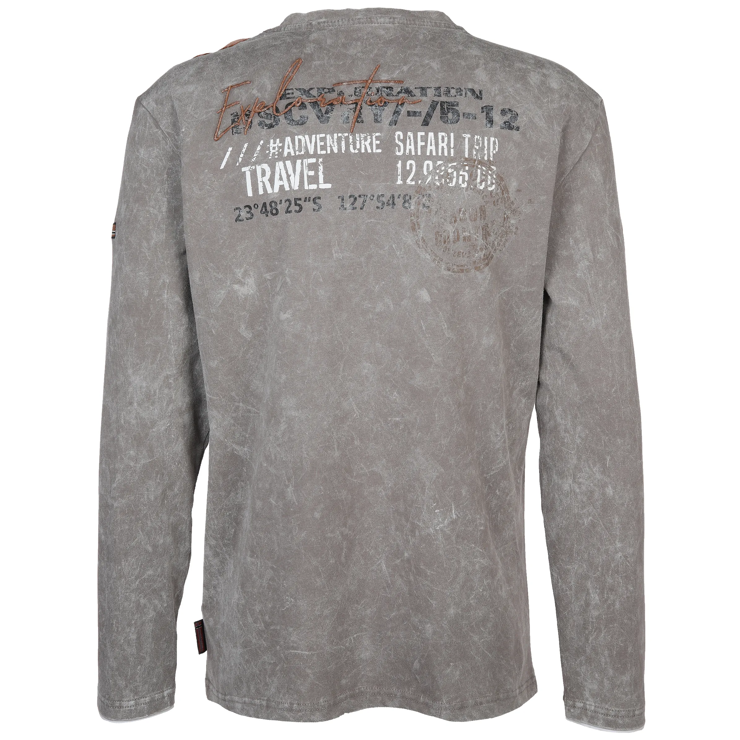 Southern Territory He. Henleyshirt 1/1 Arm 2in1 Grau 884590 SILVER 2 Southern Territory He. Henleyshirt 1/1 Arm 2in1 Grau 884590 SILVER 2