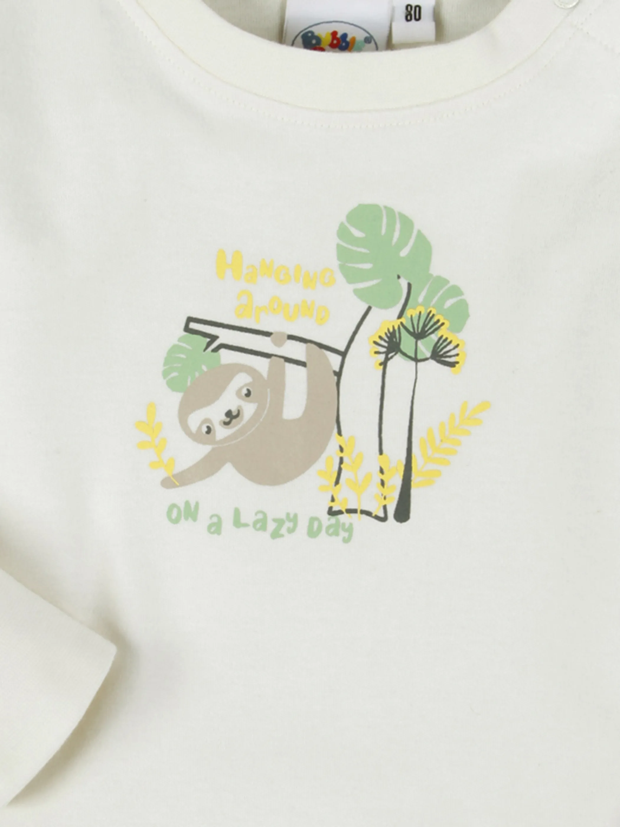 Bubble Gum Baby UNI Pyjama 2tlg Shirt 1/1 Weiß 851464 WEIß 3