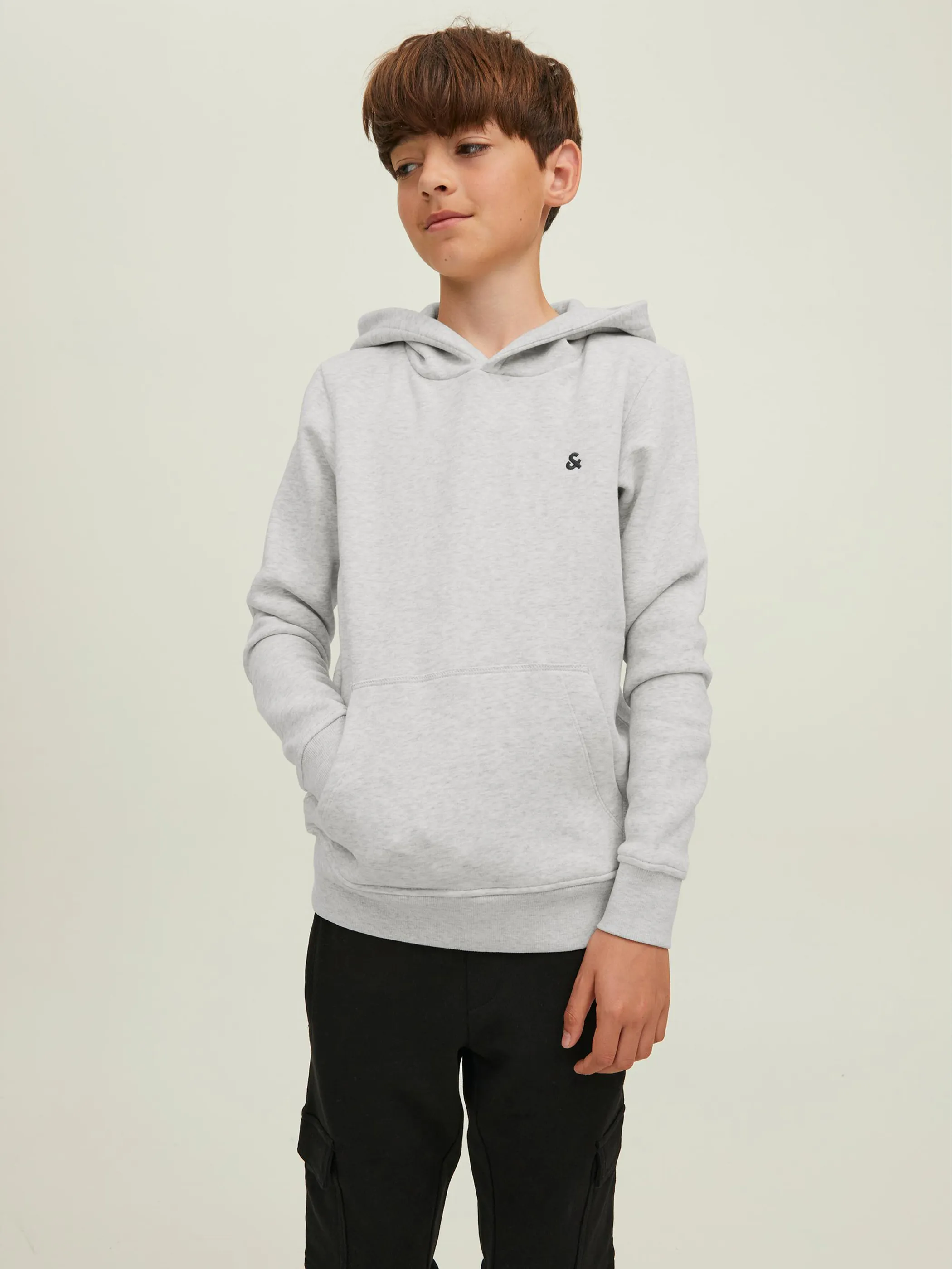 Jack&Jones Junior 12213100 JJESTAR ROOF SWEAT HO Weiß 865017 200349 2