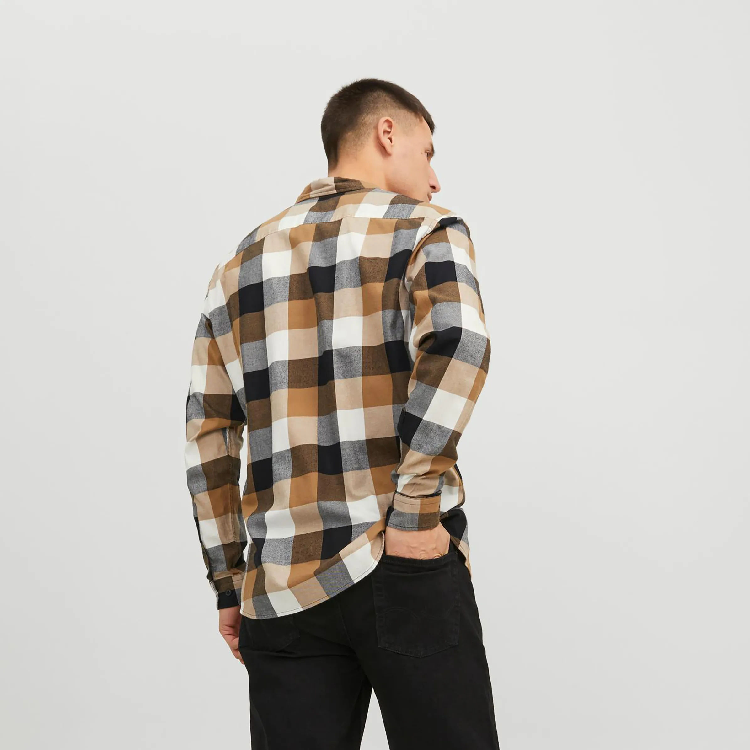 Jack Jones 12235965 JJEBUFFALO TWILL SHIR Braun 878871 176067 2 Jack Jones 12235965 JJEBUFFALO TWILL SHIR Braun 878871 176067 2