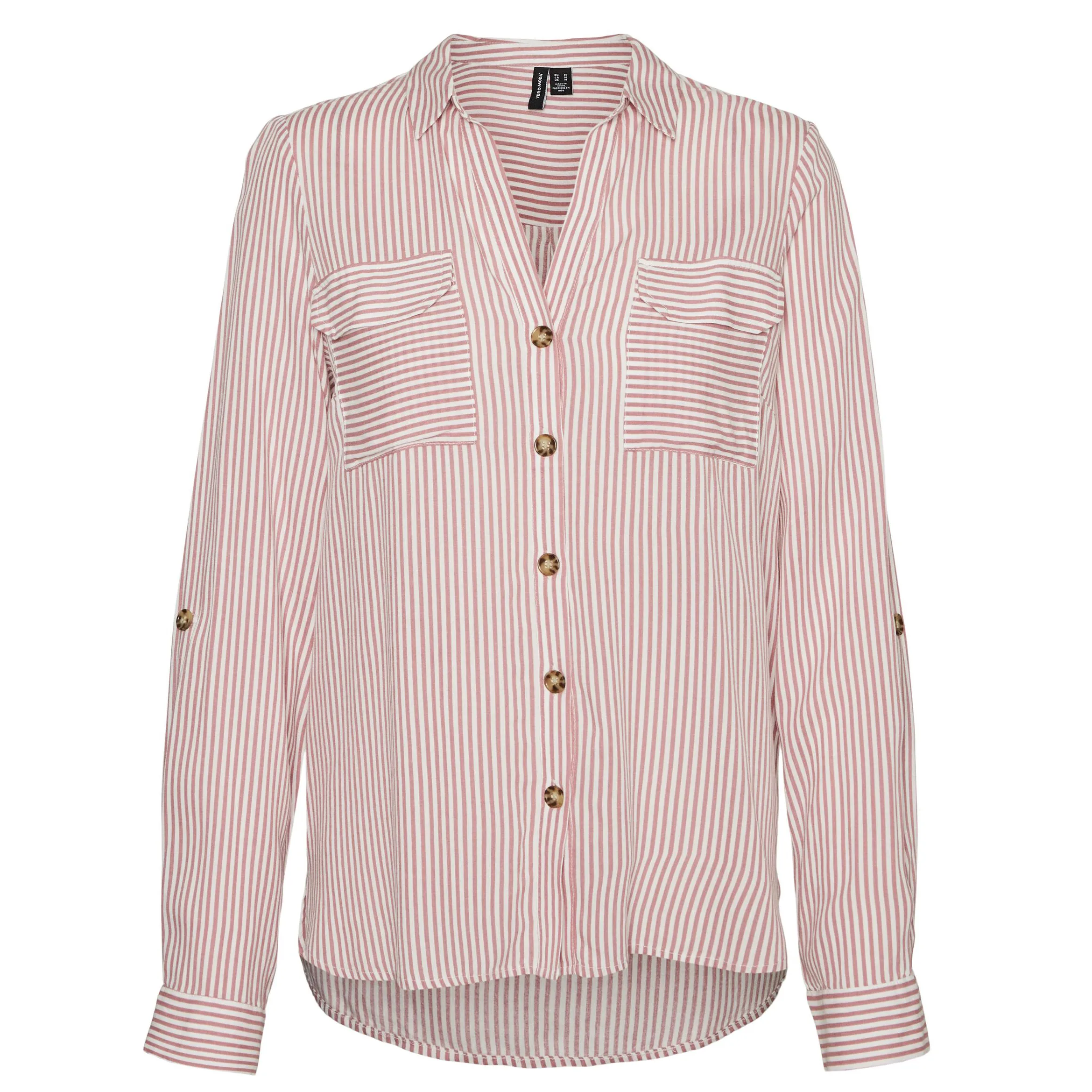 Vero Moda 10275283 VMBUMPY L/S SHIRT NEW Weiß 866195 175598010 1