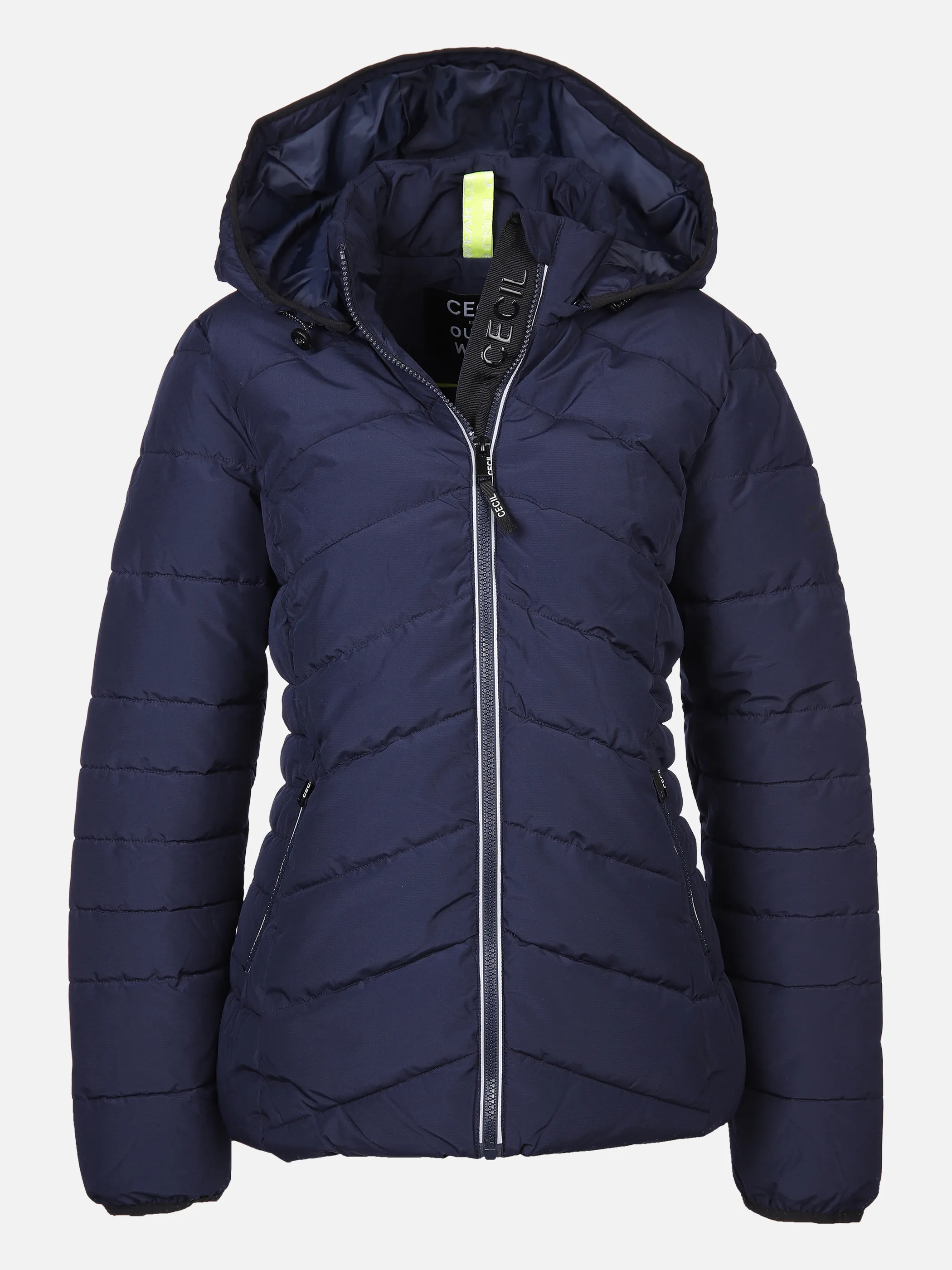 Cecil B201701 Padded Jacket Blau 870097 10128 1 Cecil B201701 Padded Jacket Blau 870097 10128 1