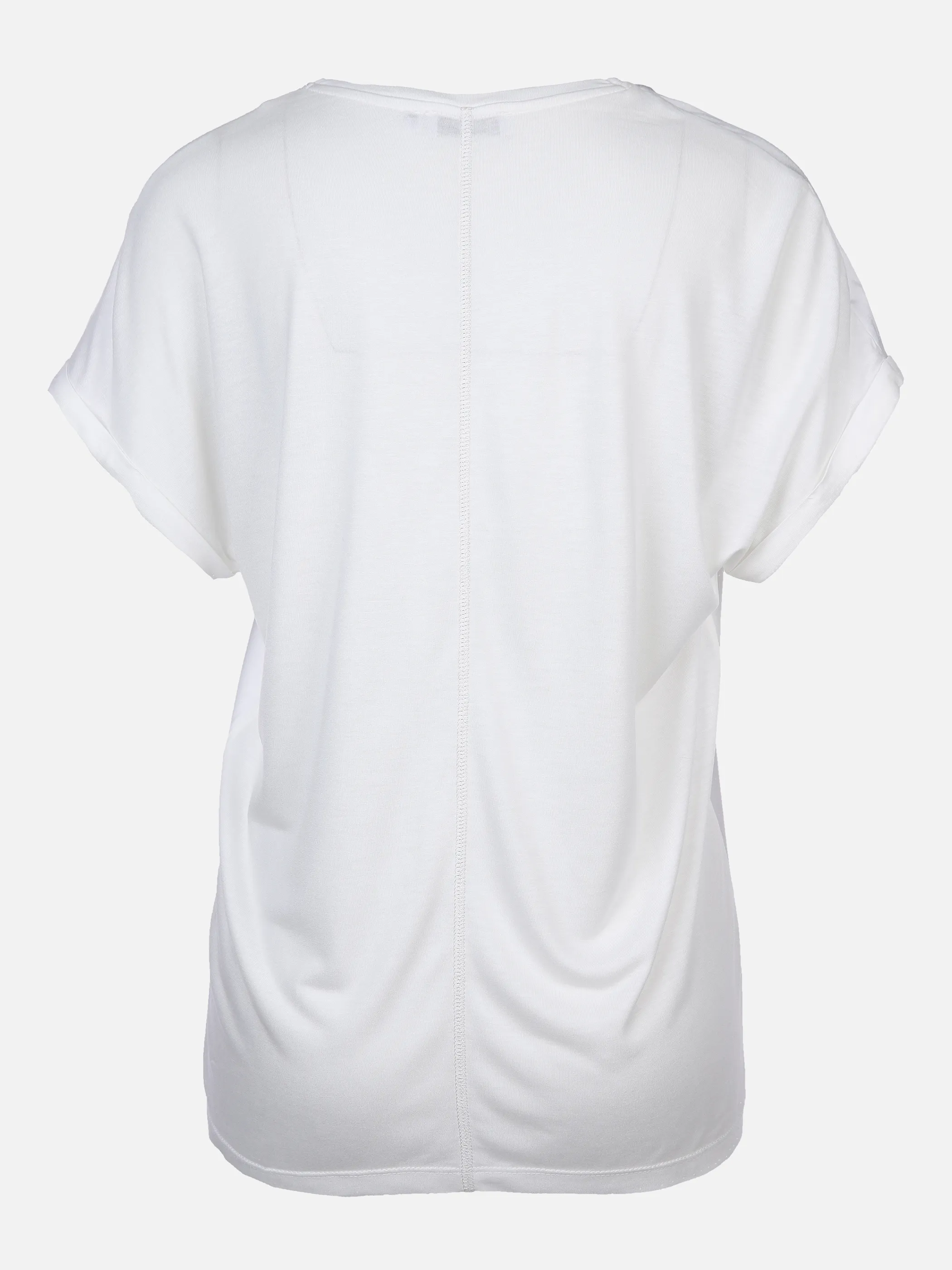 Lisa Tossa Da-T-Shirt mit Folienprint Weiß 878260 OFFWHITE 2