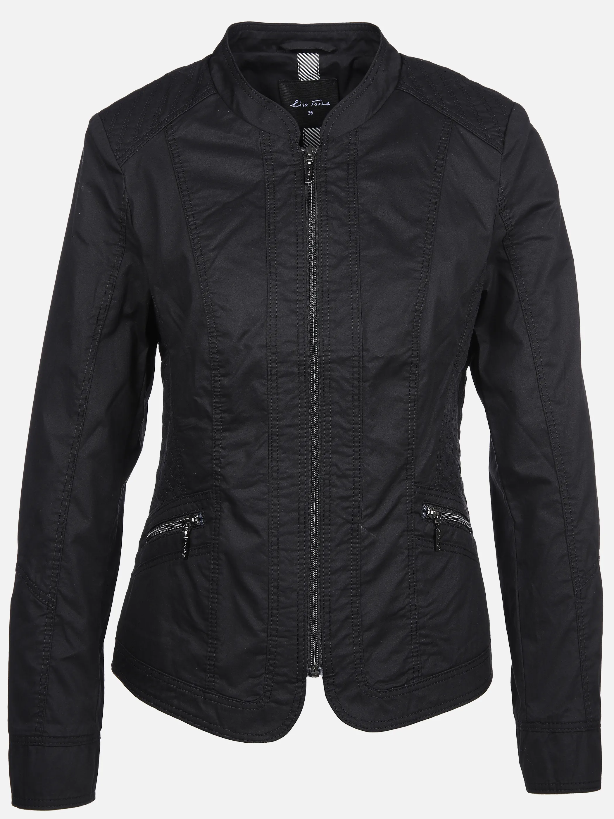 Lisa Tossa Da-Baumwolljacke Schwarz 890320 SCHWARZ 1 Lisa Tossa Da-Baumwolljacke Schwarz 890320 SCHWARZ 1