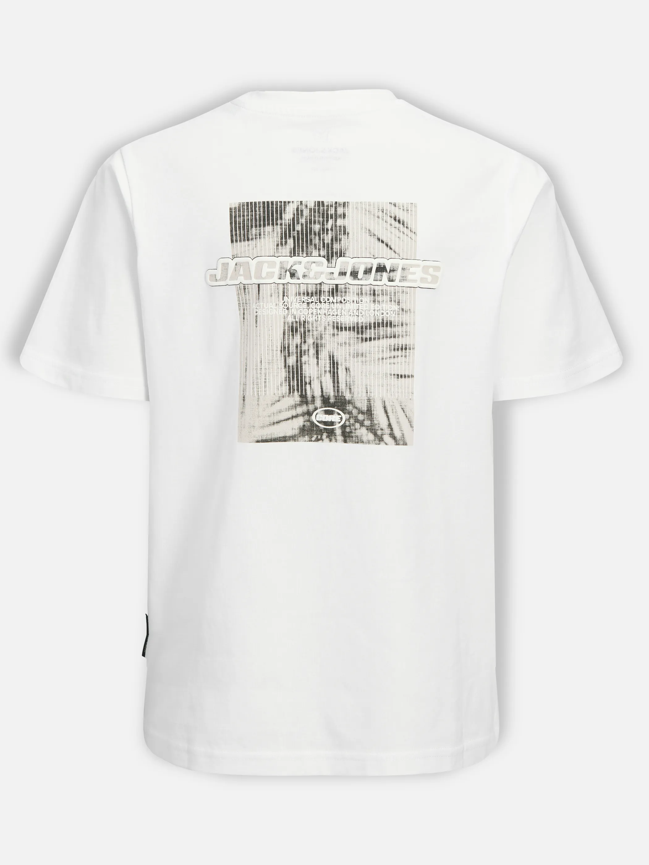 Jack&Jones Junior 12278705 JCOLIDO AOP BACK PRIN Weiß 909965 177627 2