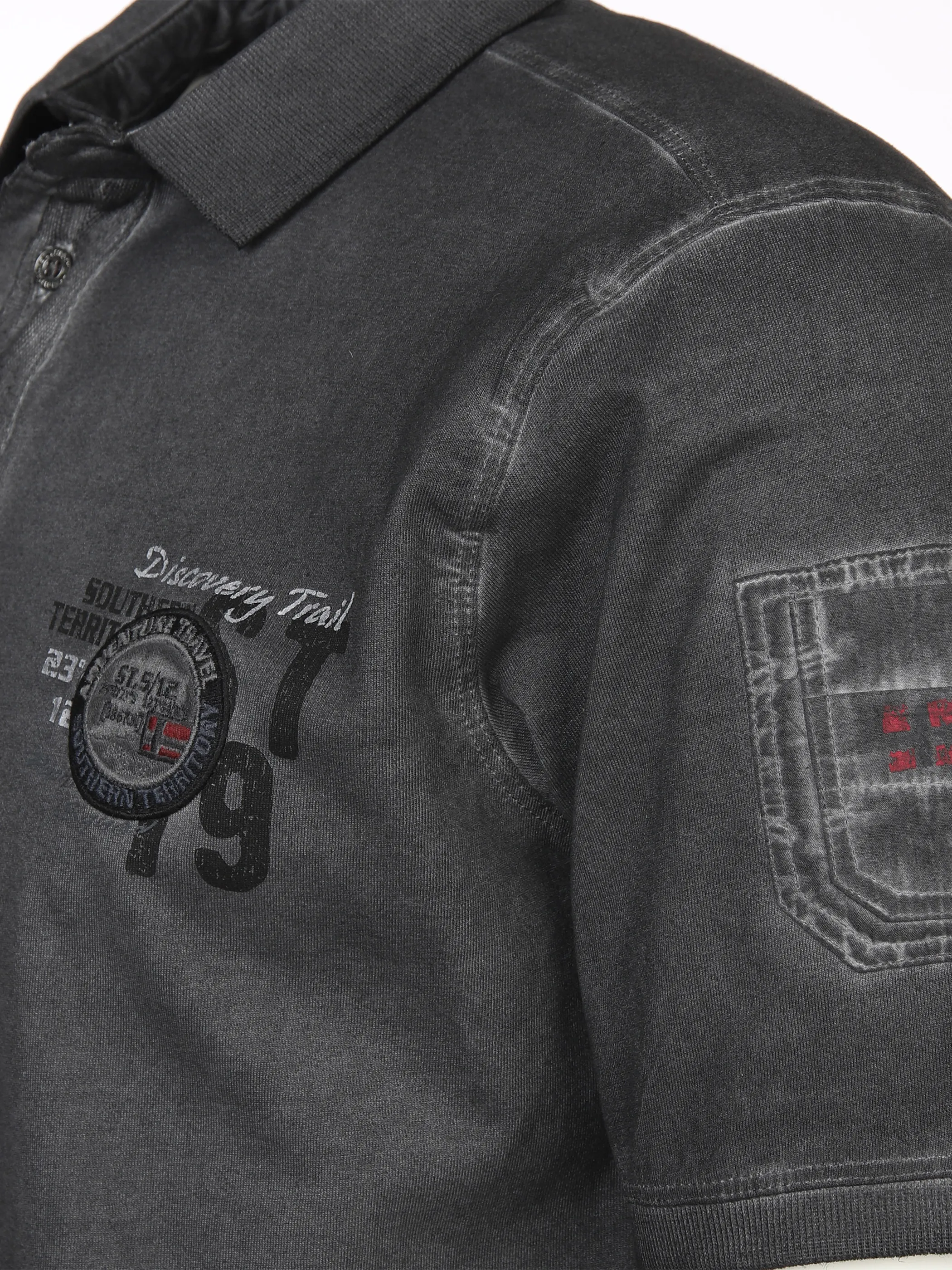 Southern Territory He. Poloshirt 1/2 Arm Grau 873019 GREY 3 Southern Territory He. Poloshirt 1/2 Arm Grau 873019 GREY 3