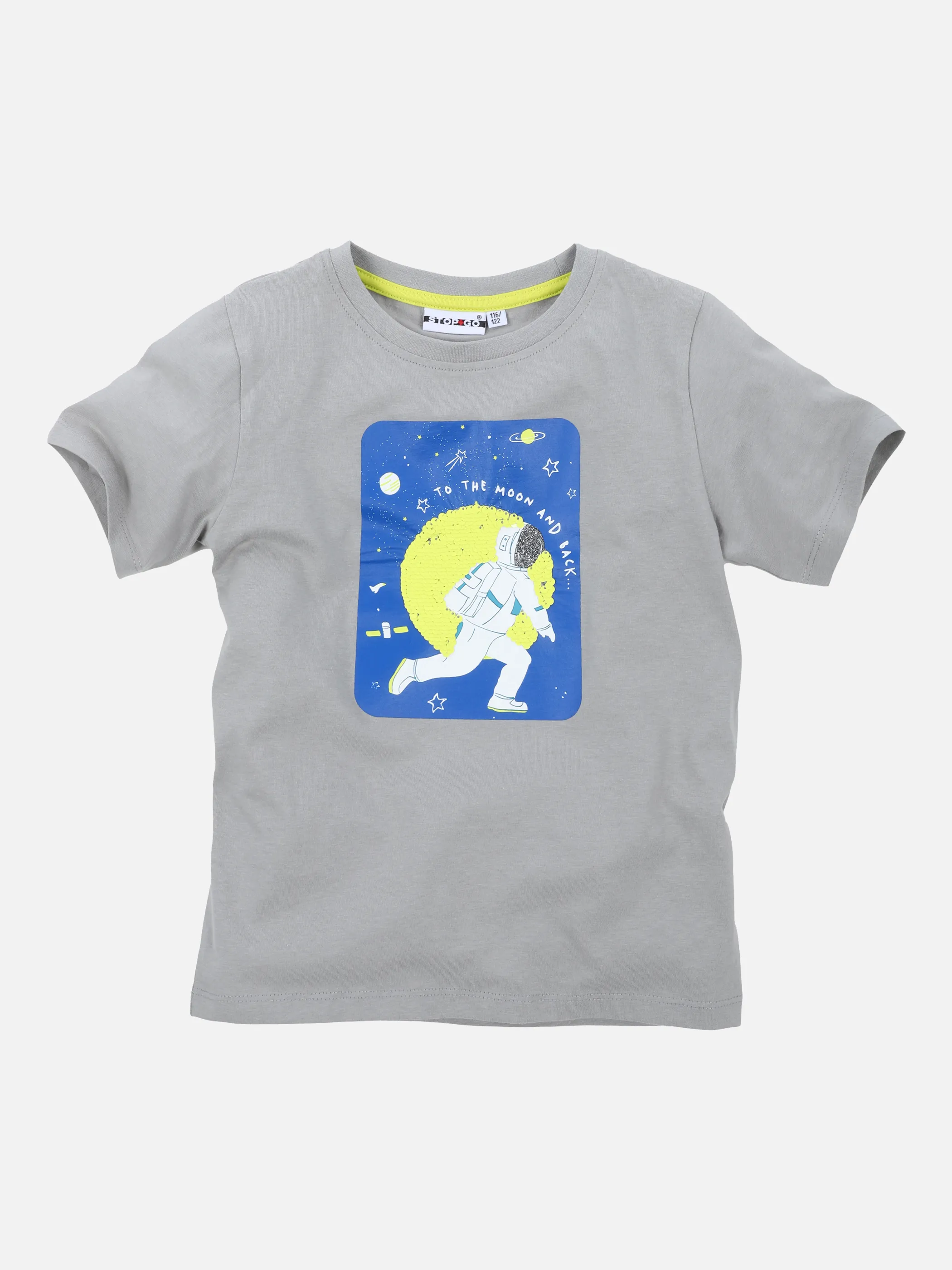 Stop + Go MB TShirt in grau melange mit Grau 860841 GRAU 1 Stop + Go MB TShirt in grau melange mit Grau 860841 GRAU 1