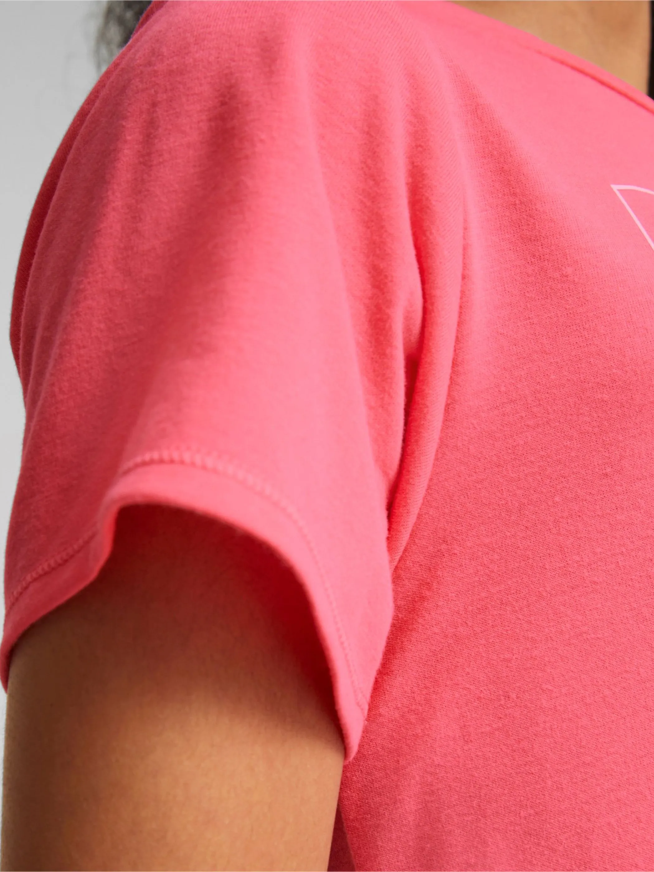 Puma 670166 Md-T-Shirt m.Logoprint Pink 865812 82 PINK 2