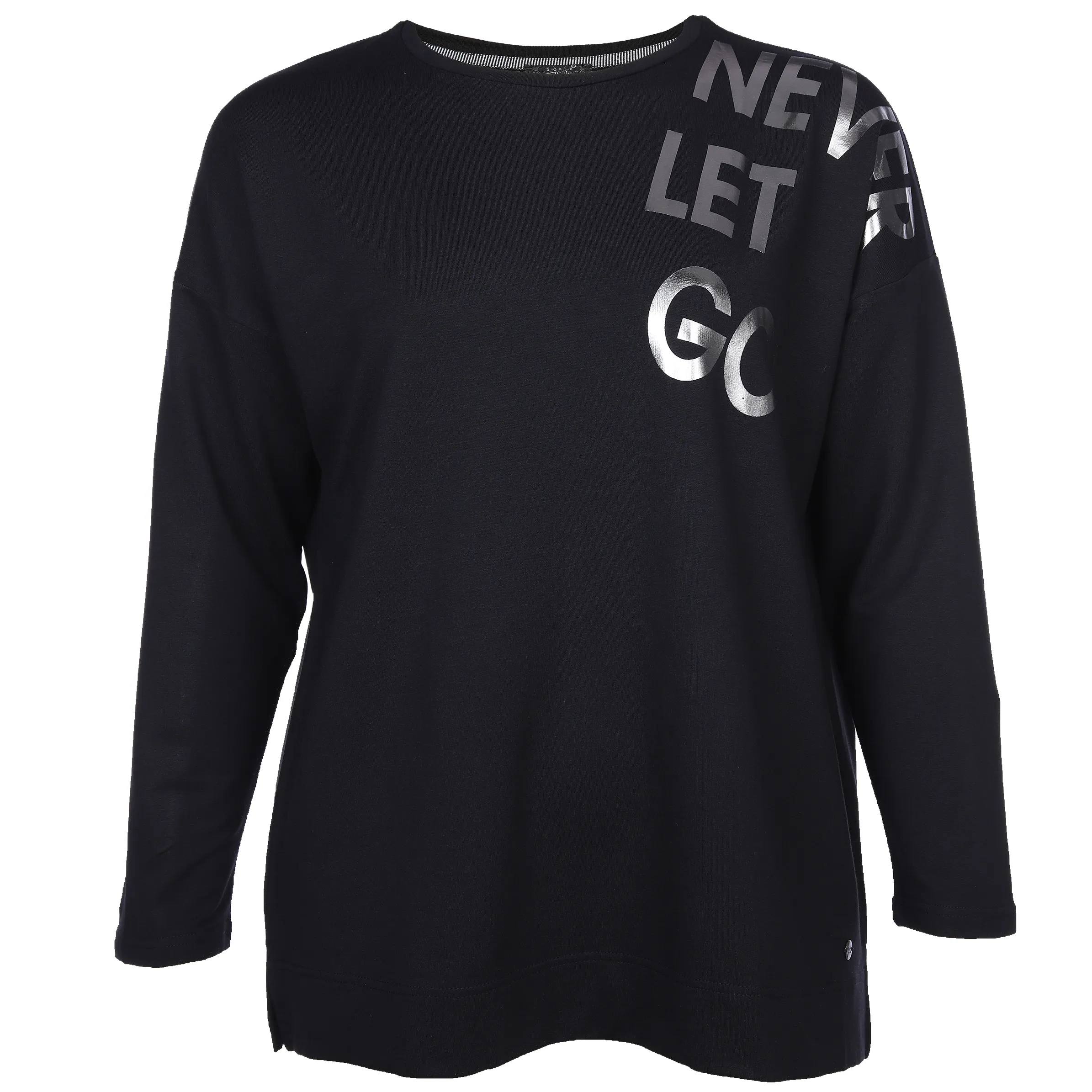 Sonja Blank Da-gr.Gr.Sweatshirt m. Druck Schwarz 880490 SCHWARZ 1