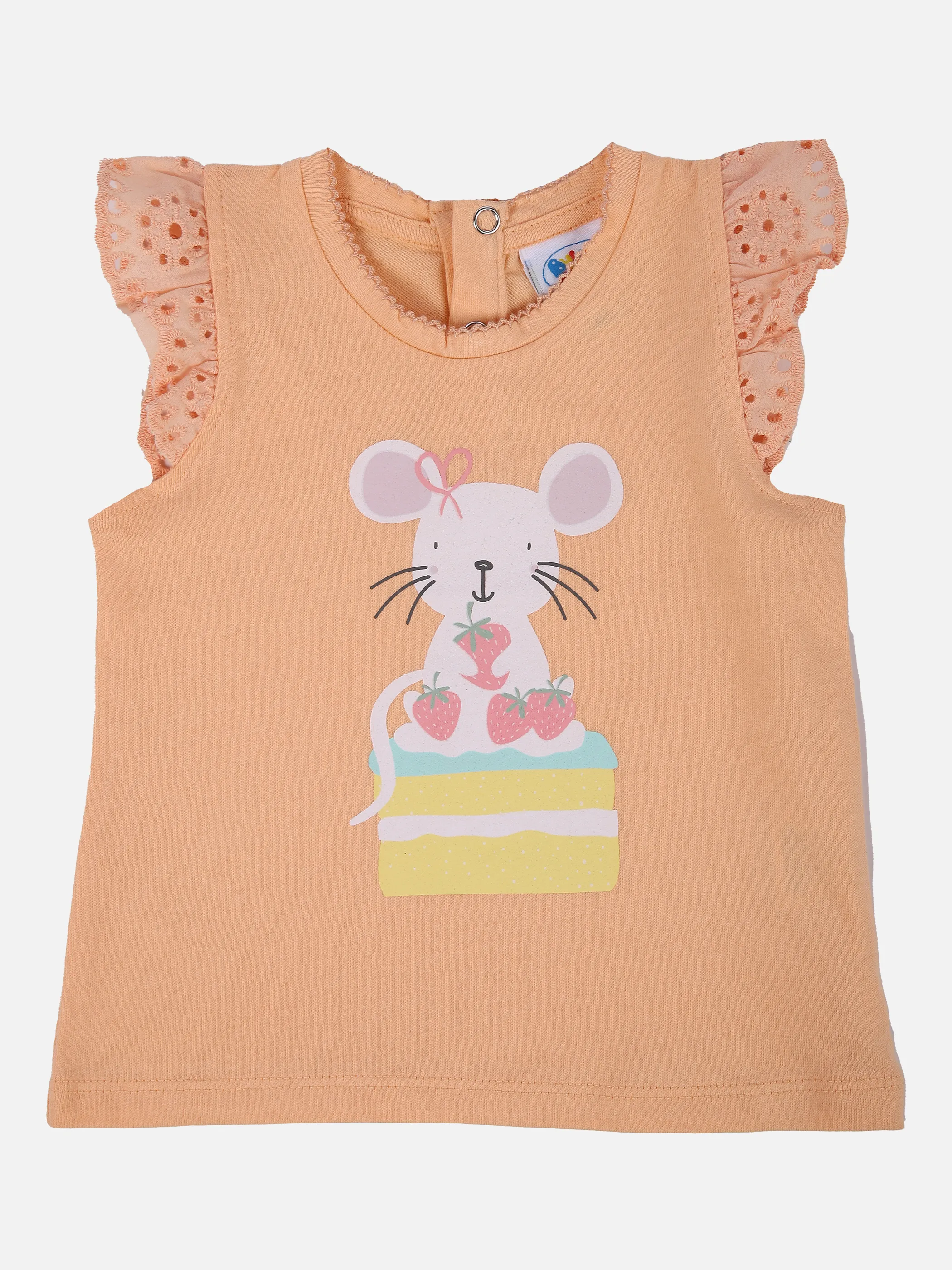 Bubble Gum BG TShirt in apricot+Schmetter Orange 851148 APRICOT 1