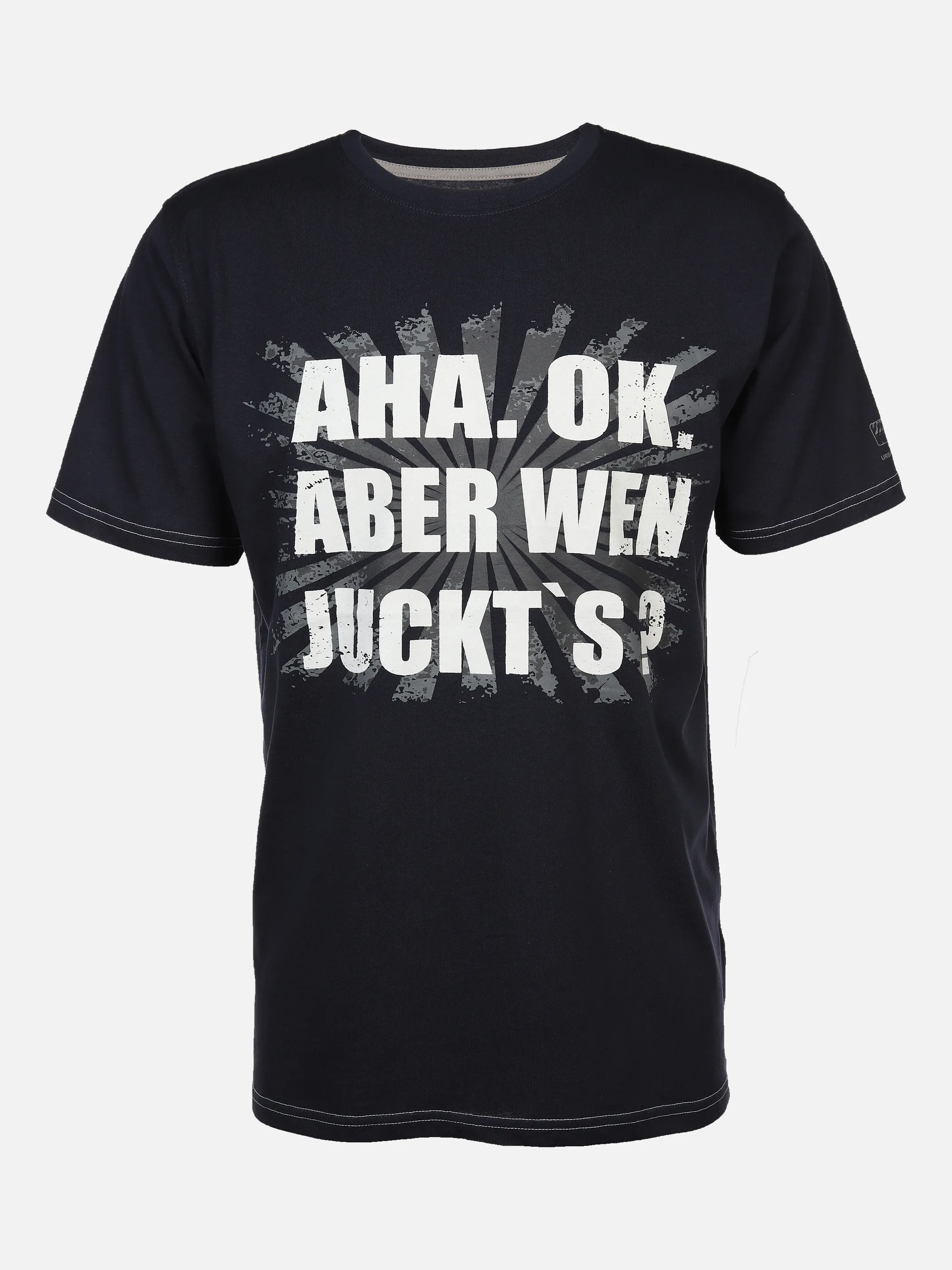 Worker He. T-Shirt 1/2 Arm Sprüche Marine 872418 NAVY 2 1