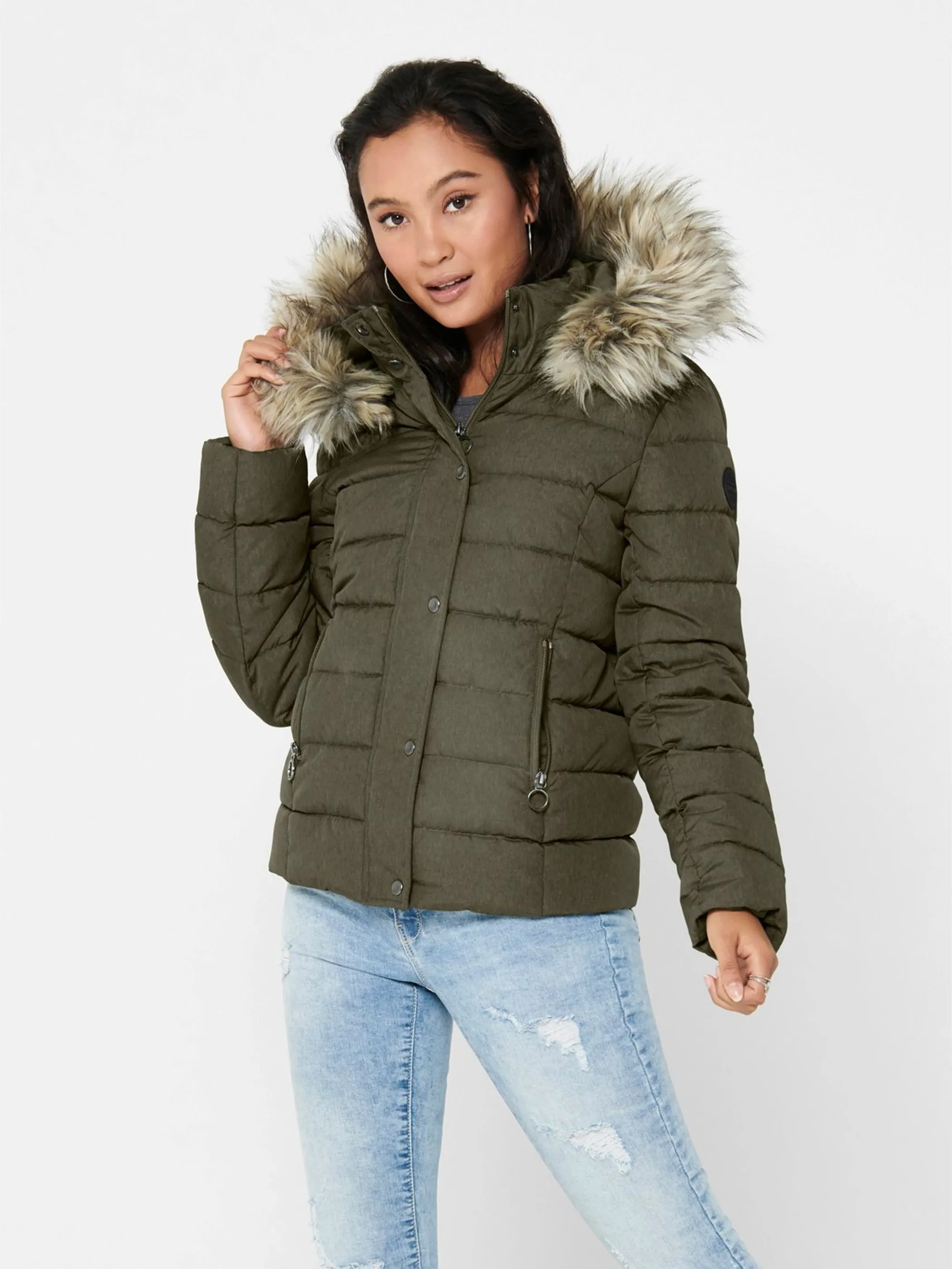 Only 15205635 ONLLUNA QUILTED JACKE Grün 837428 209492001 3