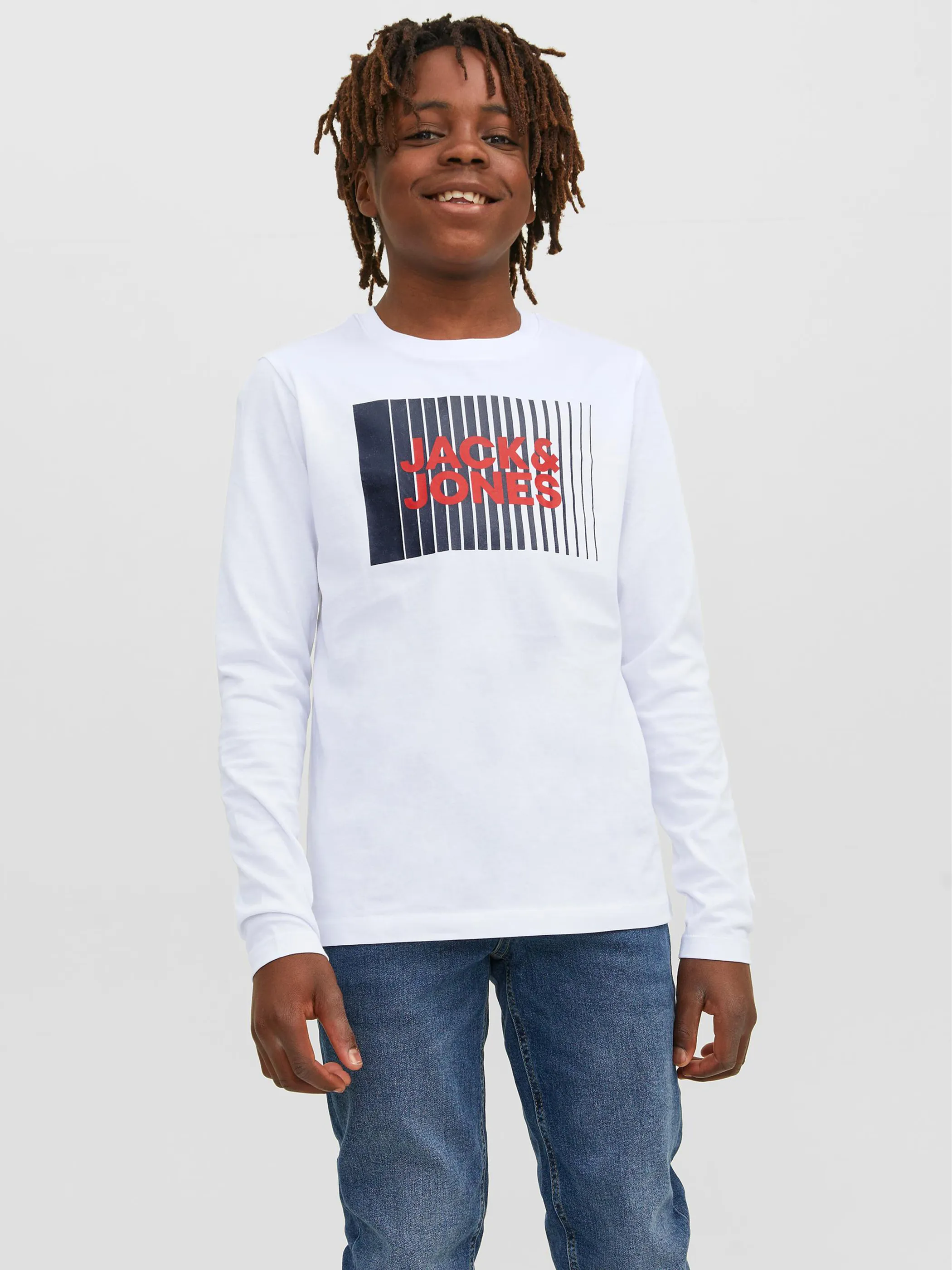 Jack&Jones Junior 12244209 JJECORP LOGO TEE PLAY Weiß 881937 178074 3