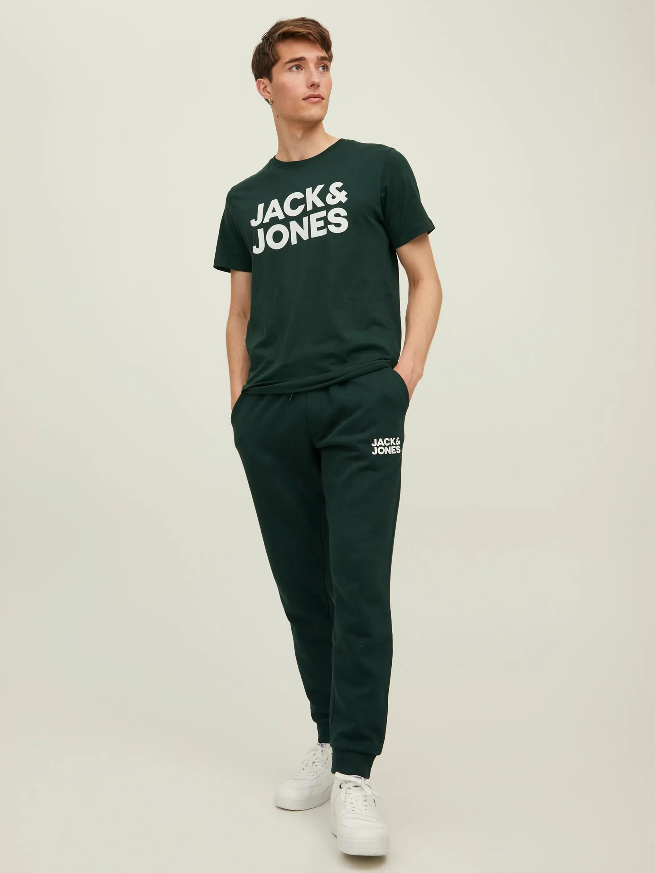 Jack Jones 12151955 JJECORP LOGO TEE SS O Grün 825562 176272011 4