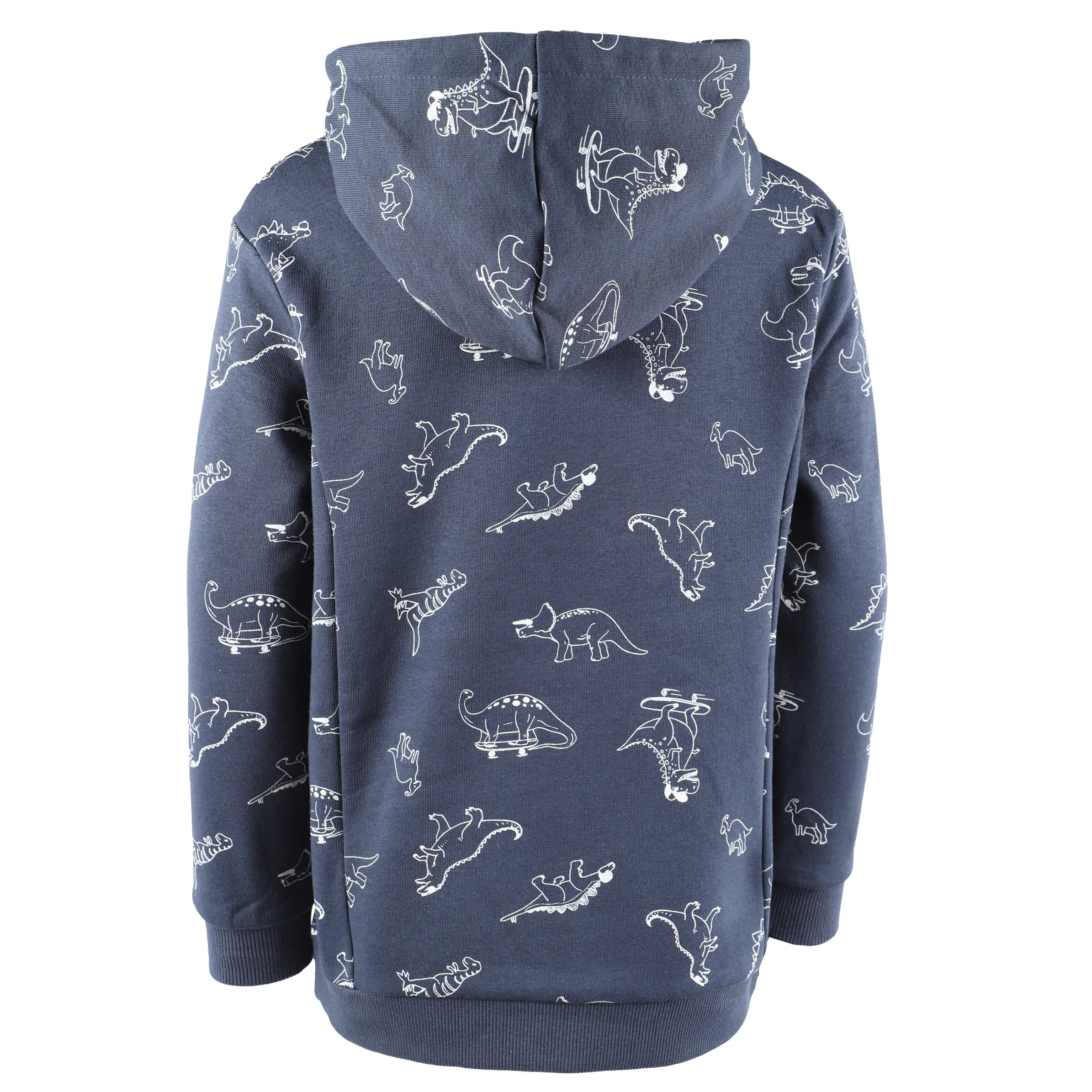 Stop + Go KJ Hoodie in navy mit AOP Dino Blau 881524 NAVY 2