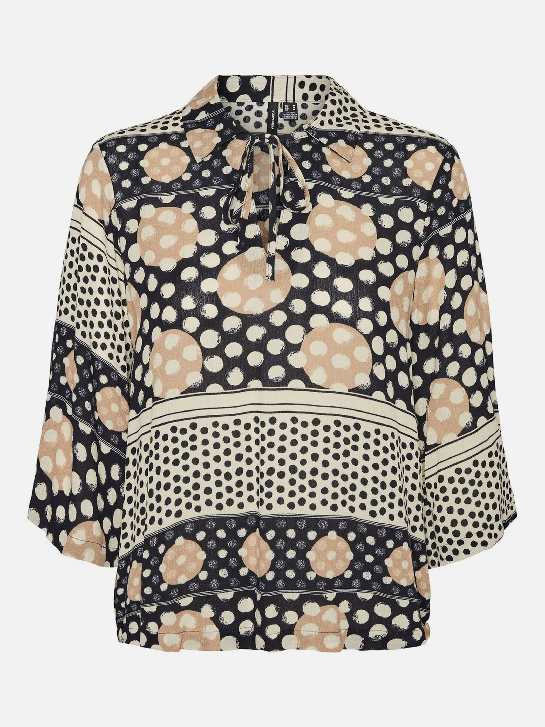 Vero Moda 10243125 VMANNA 3/4 TOP WVN GA Blau 850303 188780001 1 Vero Moda 10243125 VMANNA 3/4 TOP WVN GA Blau 850303 188780001 1
