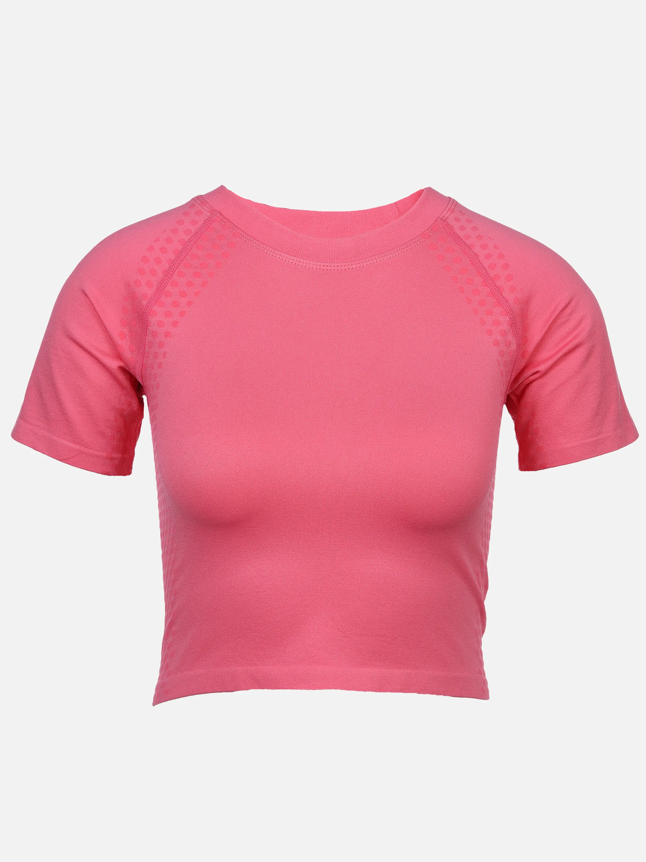 Grinario Sports Da- Seamless Crop-Top Pink 890073 17-198TCX 1