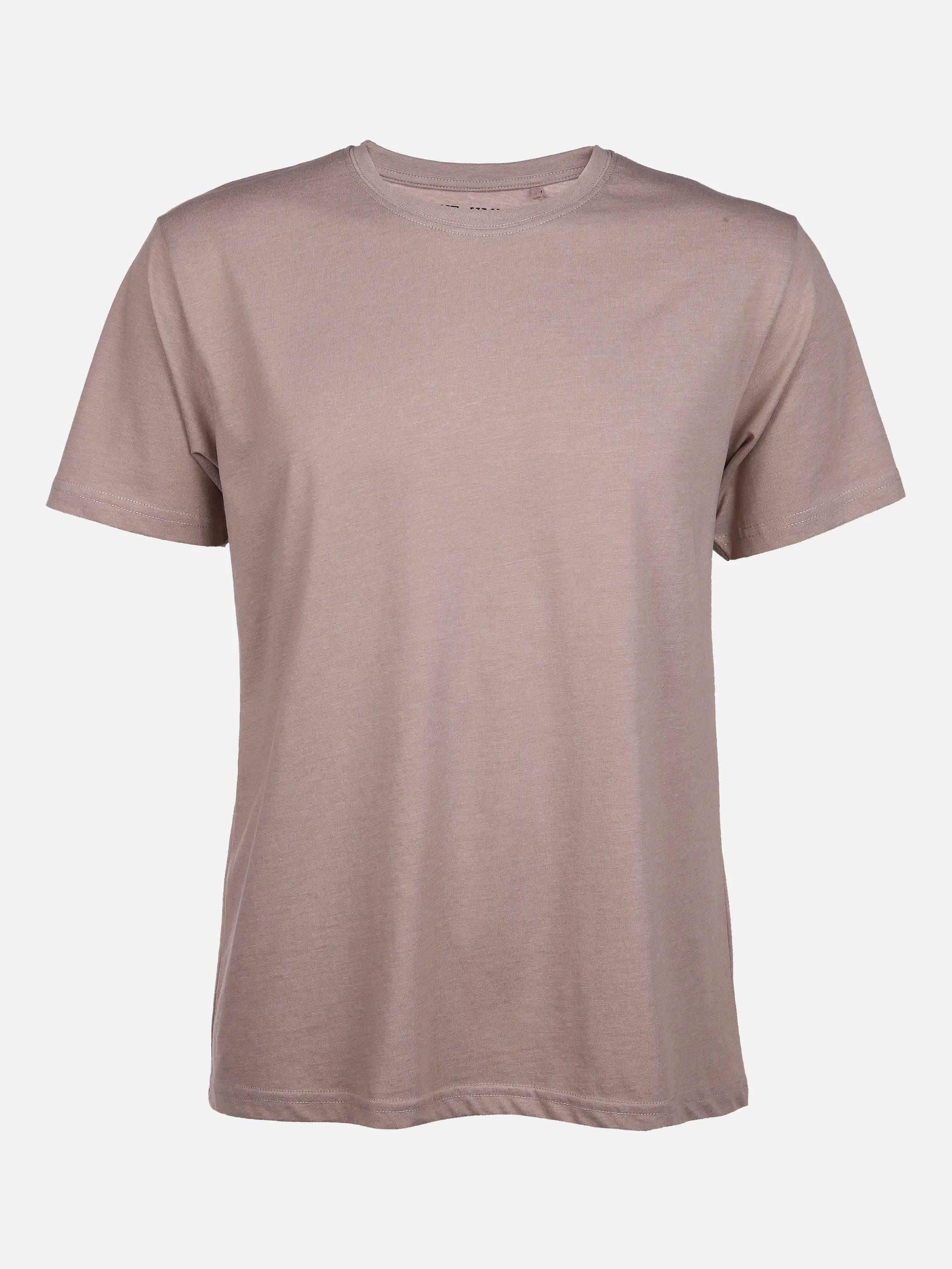 One Way YF-He-T-Shirt, Rundhals Braun 851649 BEIGE MEL 1